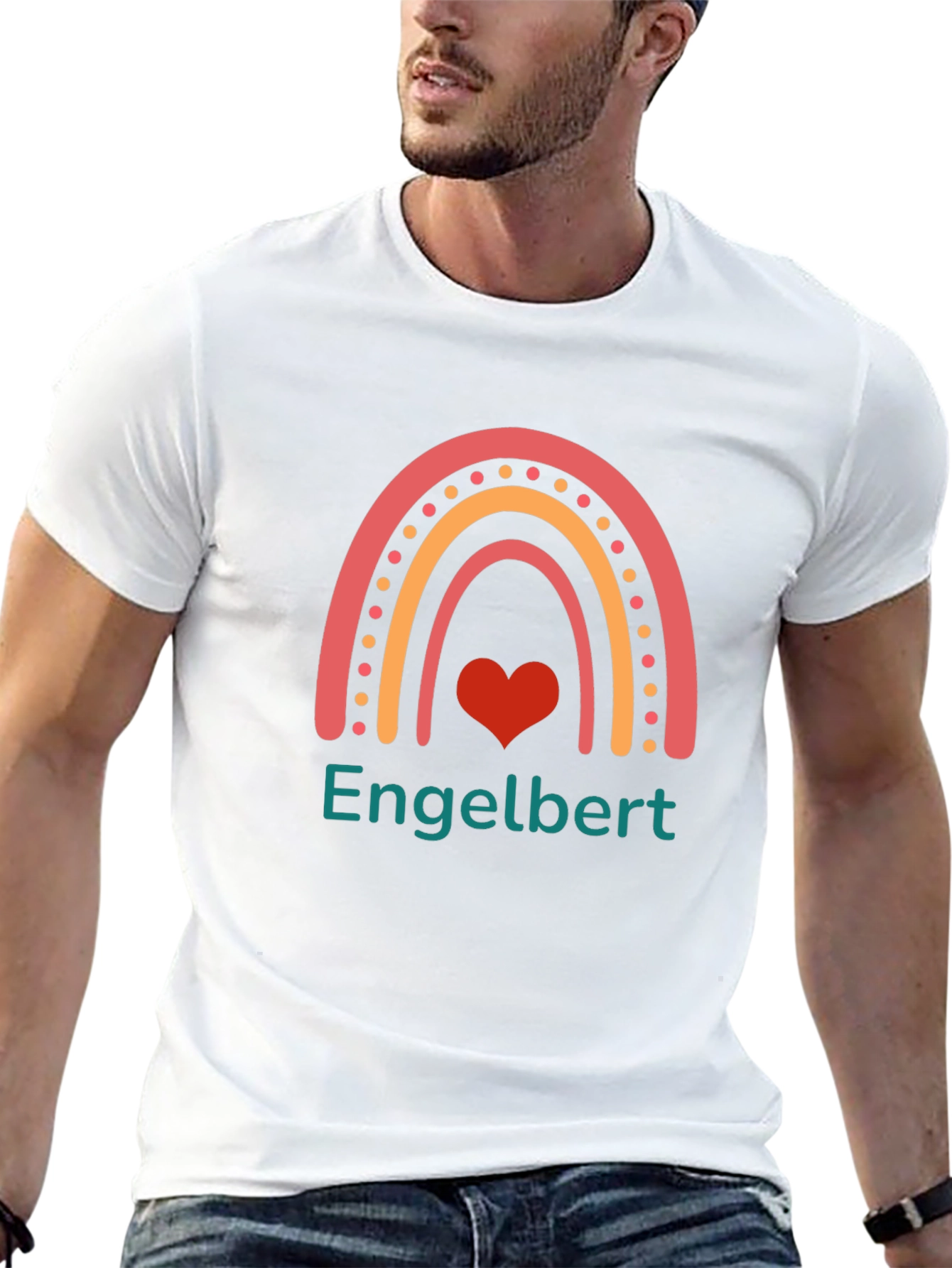 Rainbow Name Personalized T-Shirt