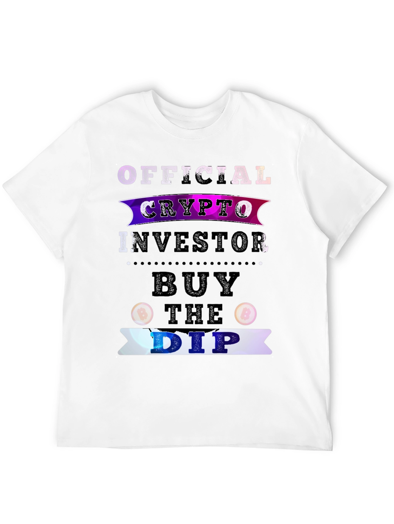 Crypto Investor Buy the Dip Black T-Shirt