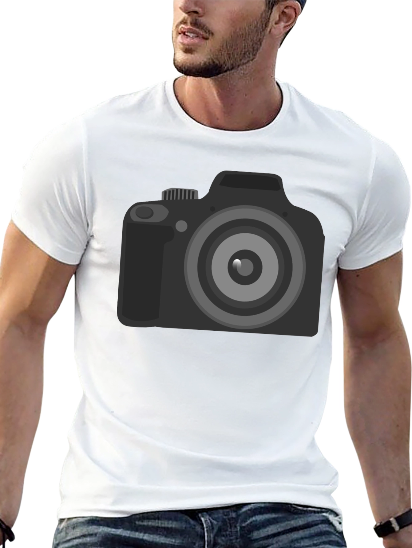 Camera Graphic Black T-Shirt