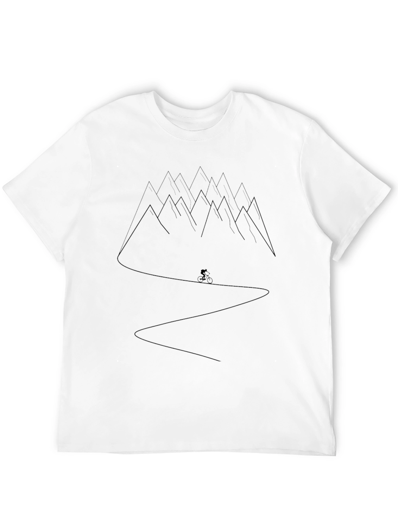 Mountain Biker Black T-Shirt