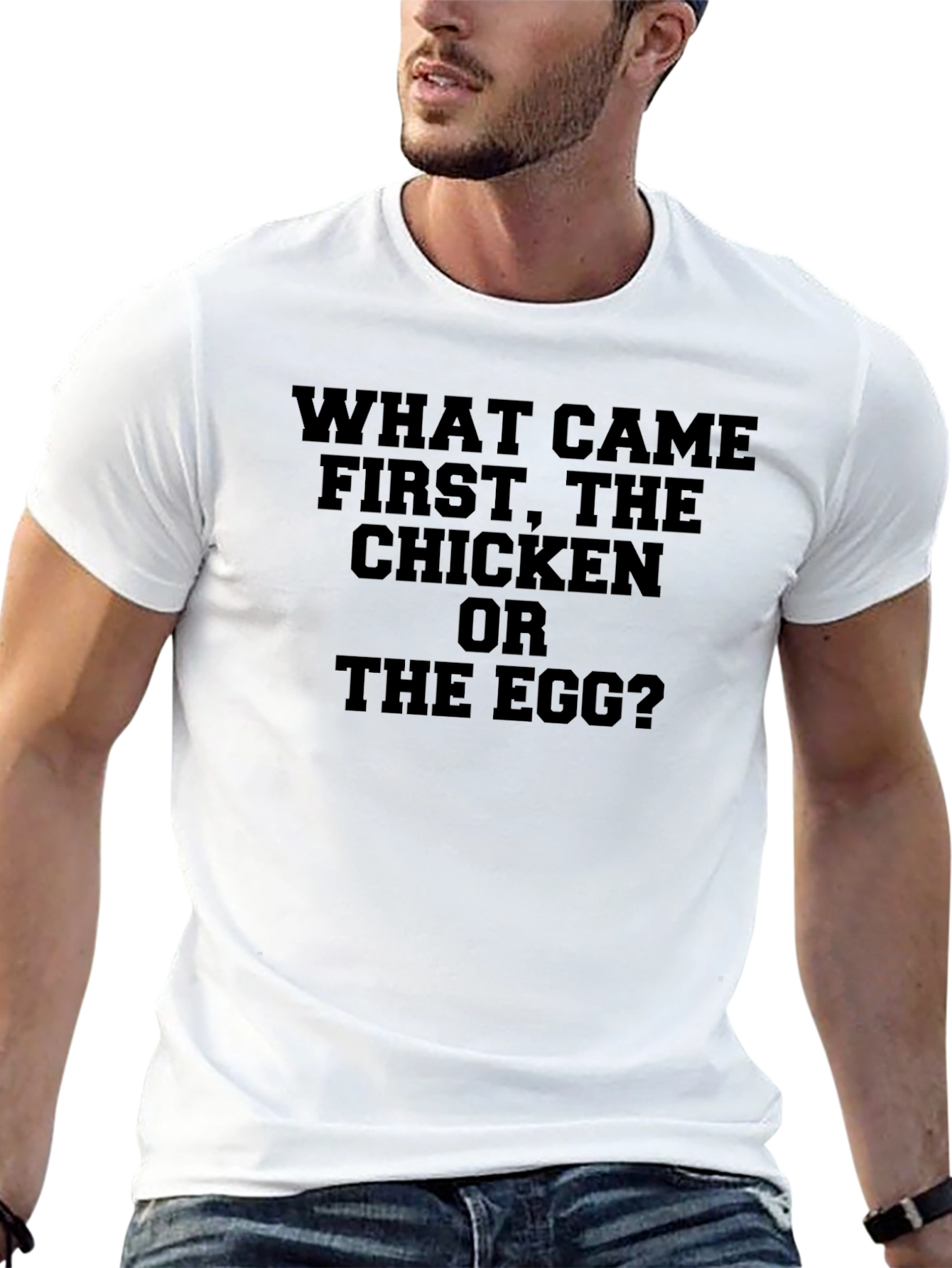 Chicken or Egg T-Shirt - The Age-Old Question
