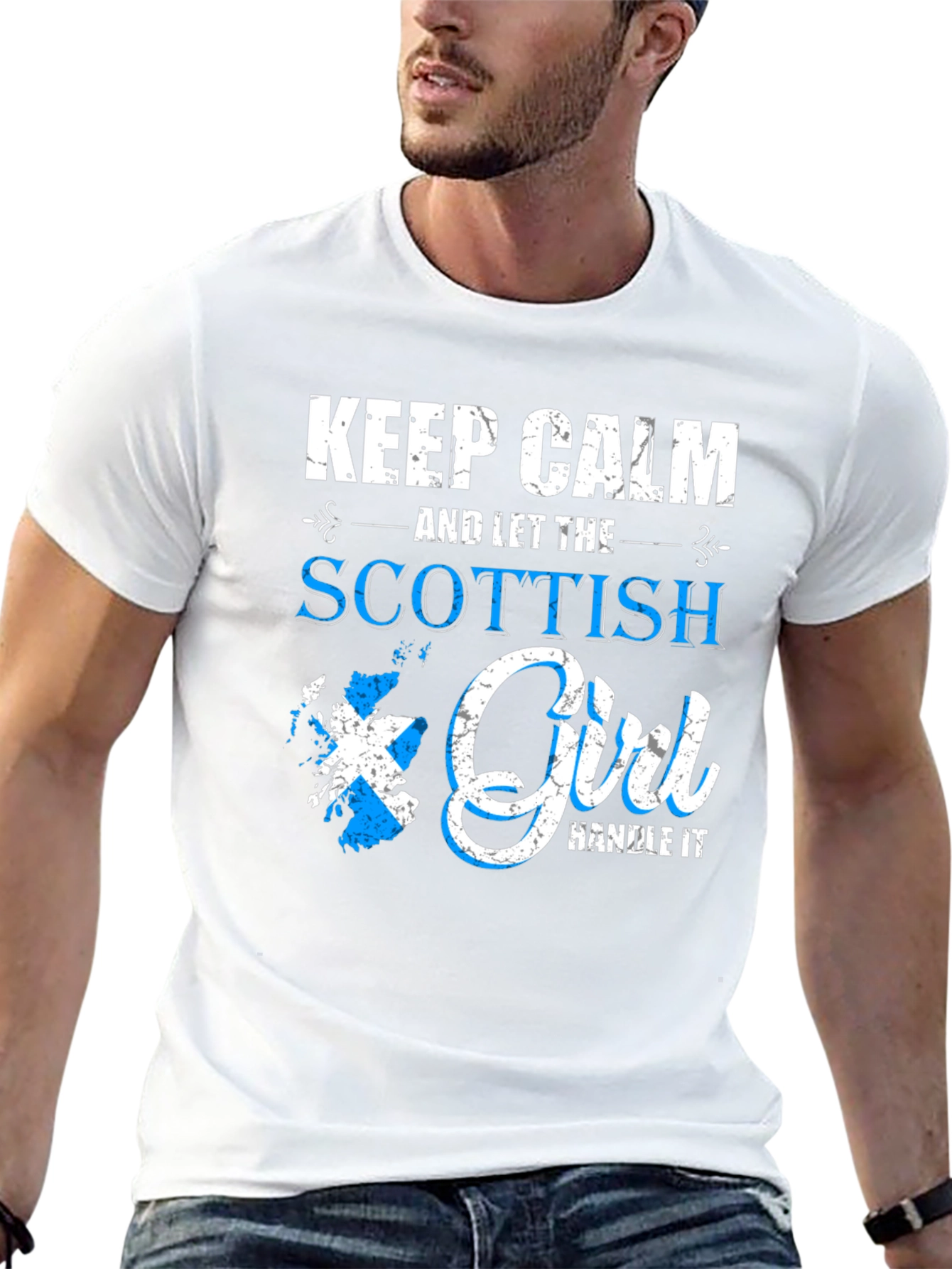 Keep Calm Scottish Girl T-Shirt