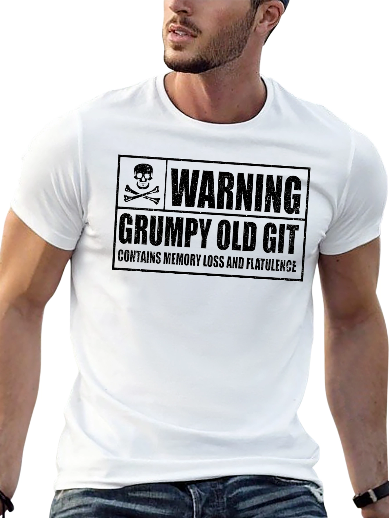 Grumpy Old Git Warning Funny T-Shirt