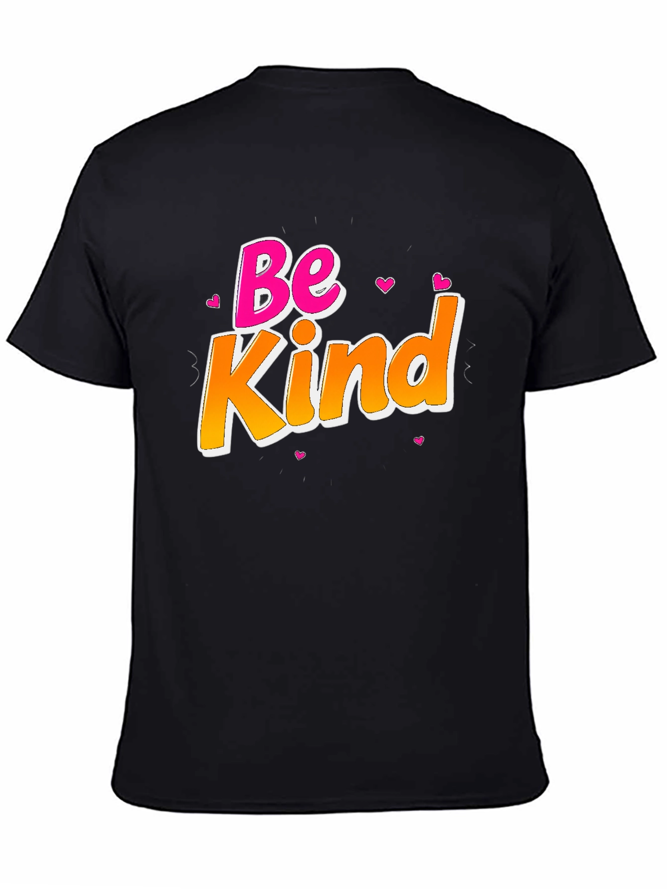 Be Kind Graphic T-Shirt Black Cotton Tee