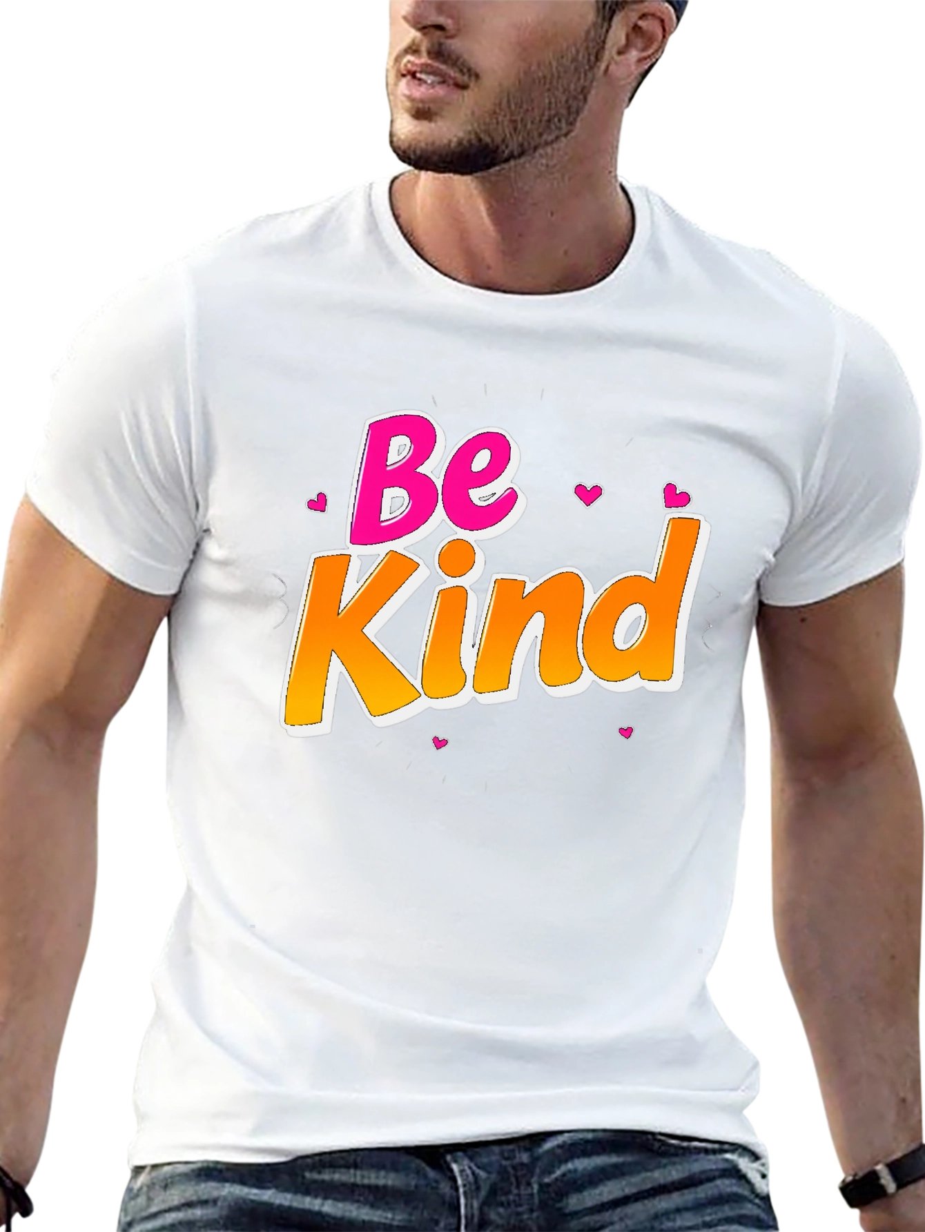 Be Kind Graphic T-Shirt Black Cotton Tee