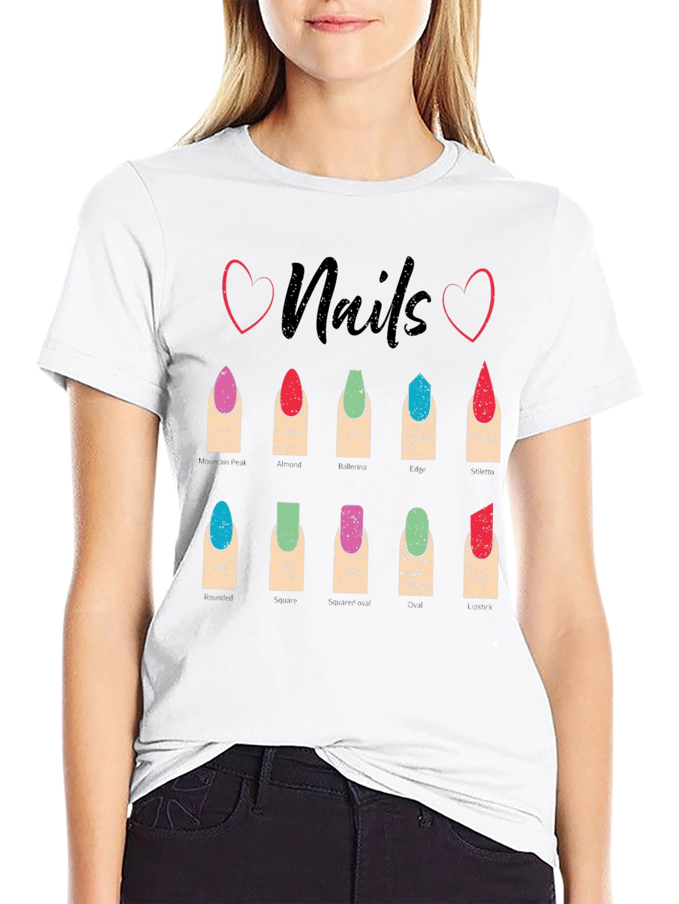 Nails Fashion T-Shirt - Manicure Styles Graphic Tee