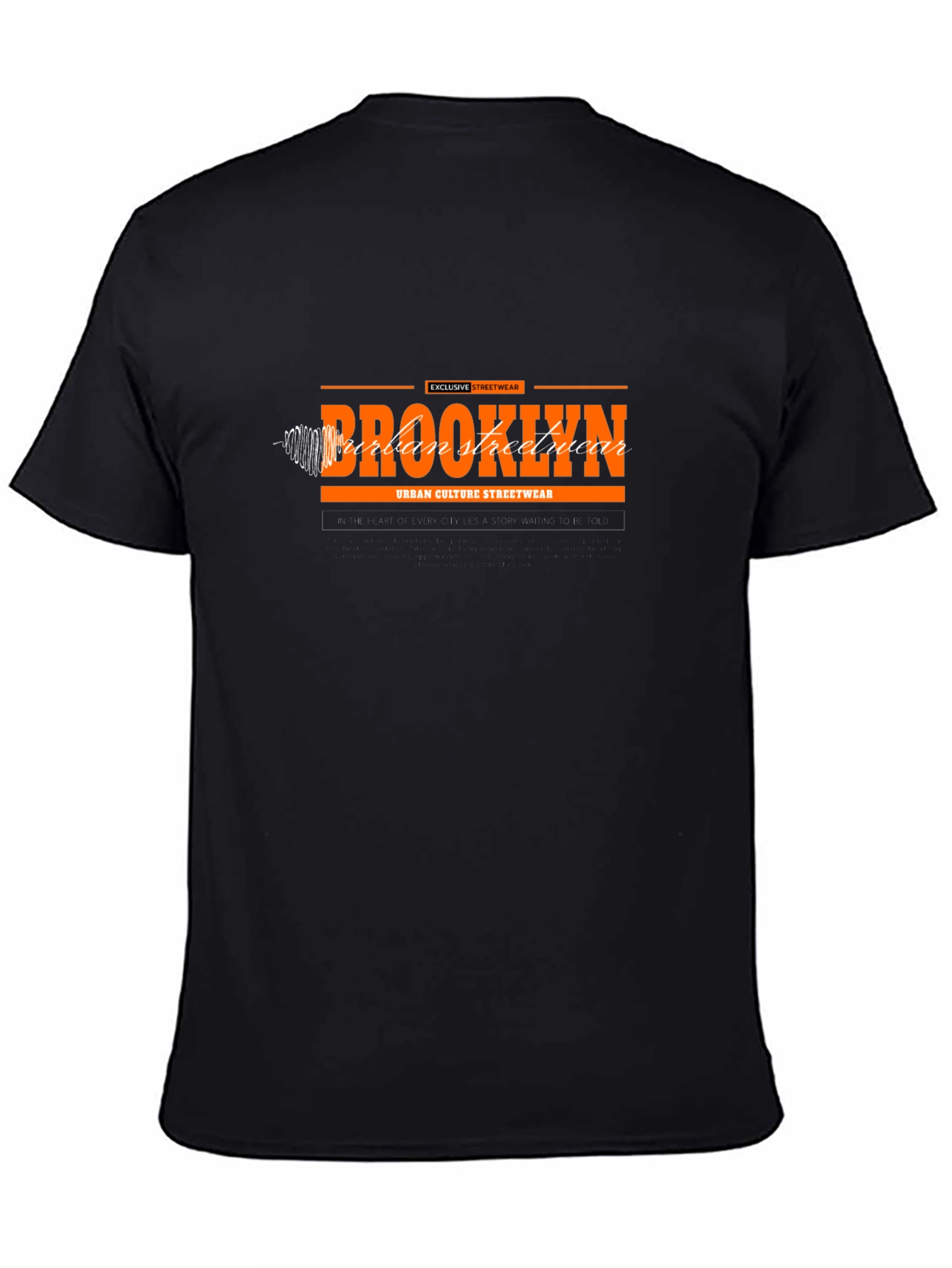 Brooklyn Urban Streetwear Black T-Shirt
