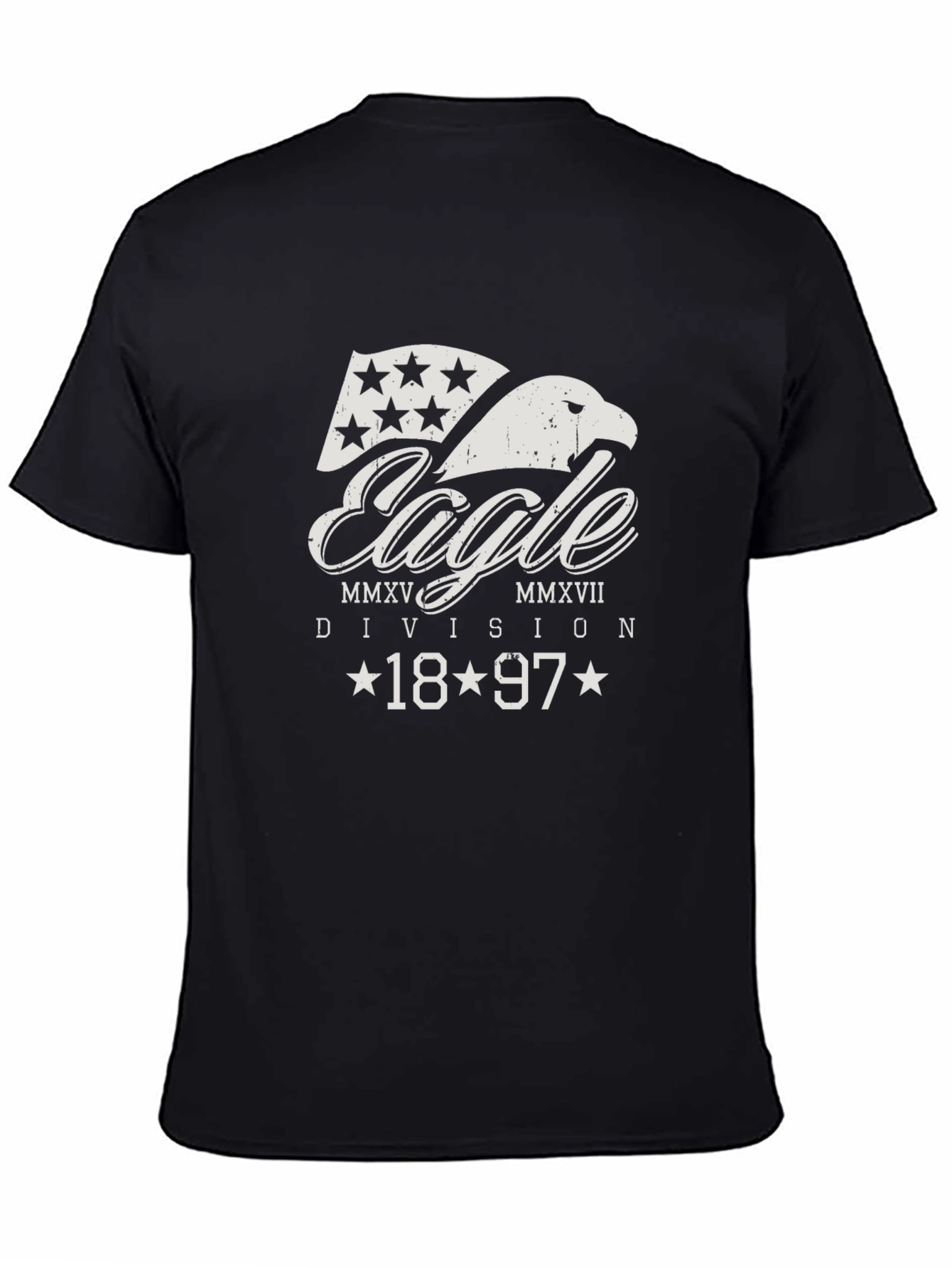 Eagle Division 1897 Black Graphic Tee