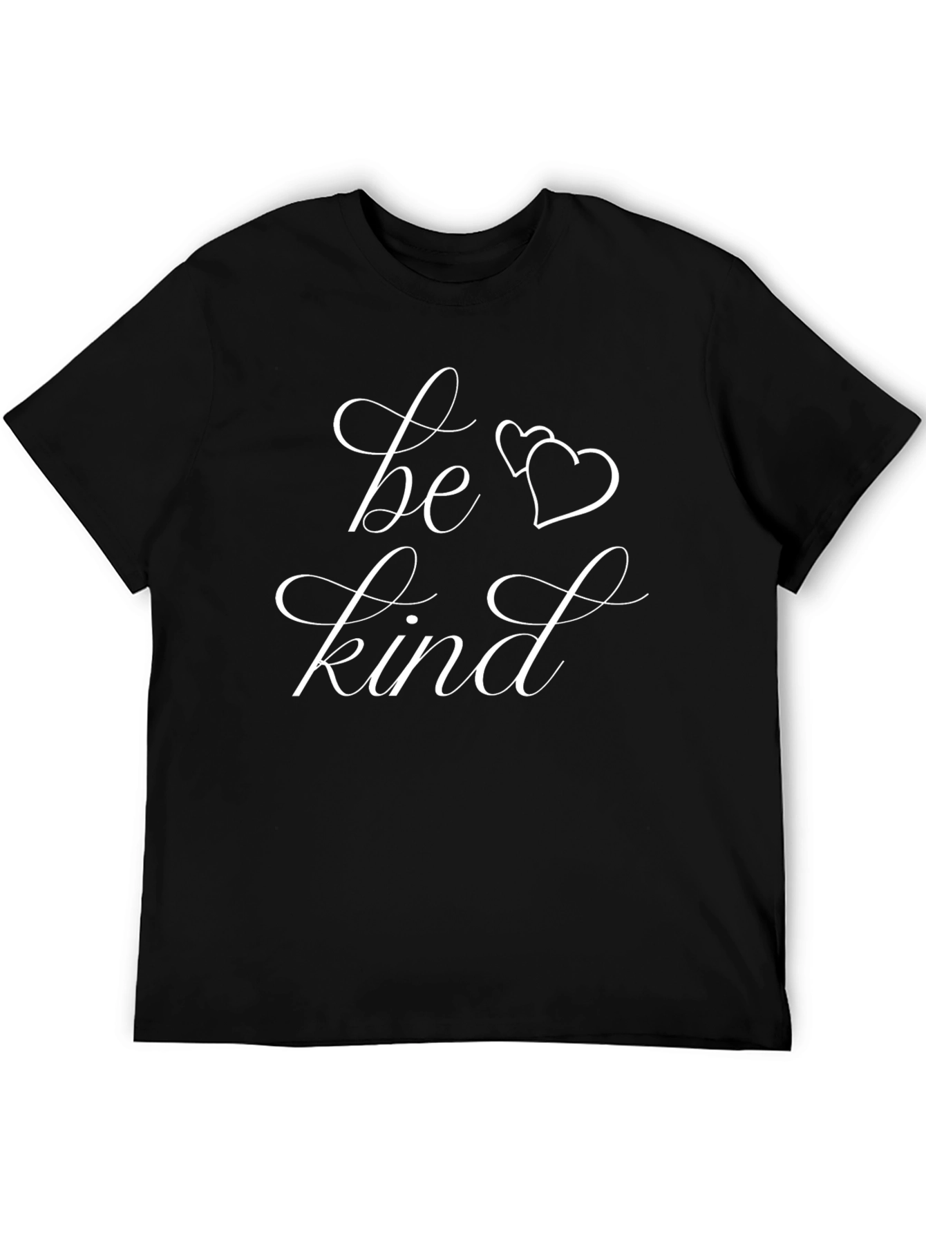 Be Kind Graphic Tee - Black Casual T-Shirt