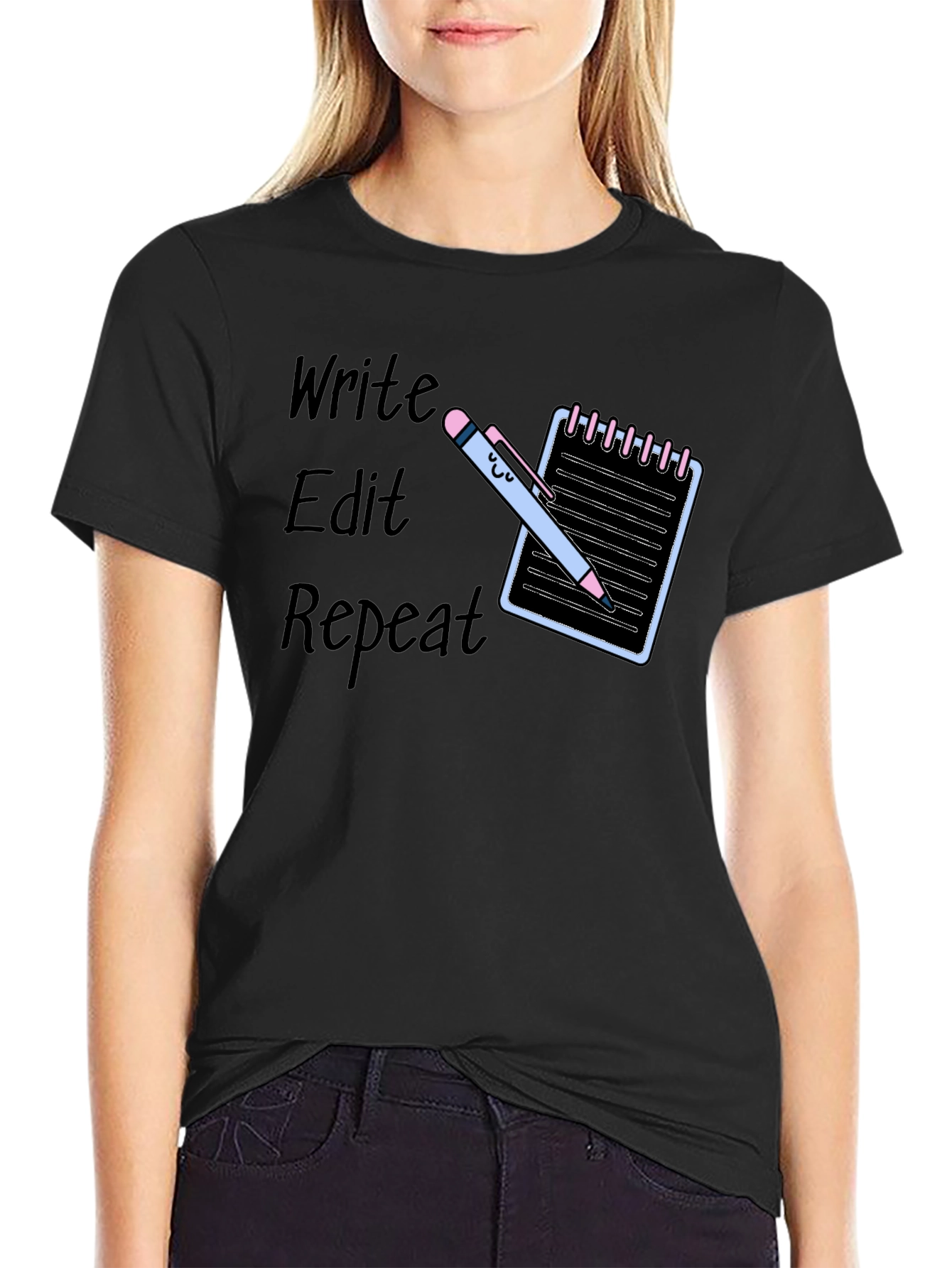 Write Edit Repeat Graphic Tee