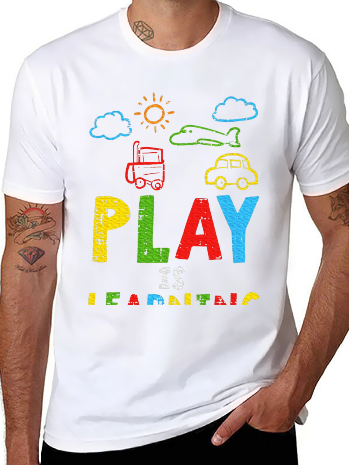 Play is Learning T-Shirt - Educational Kids Design