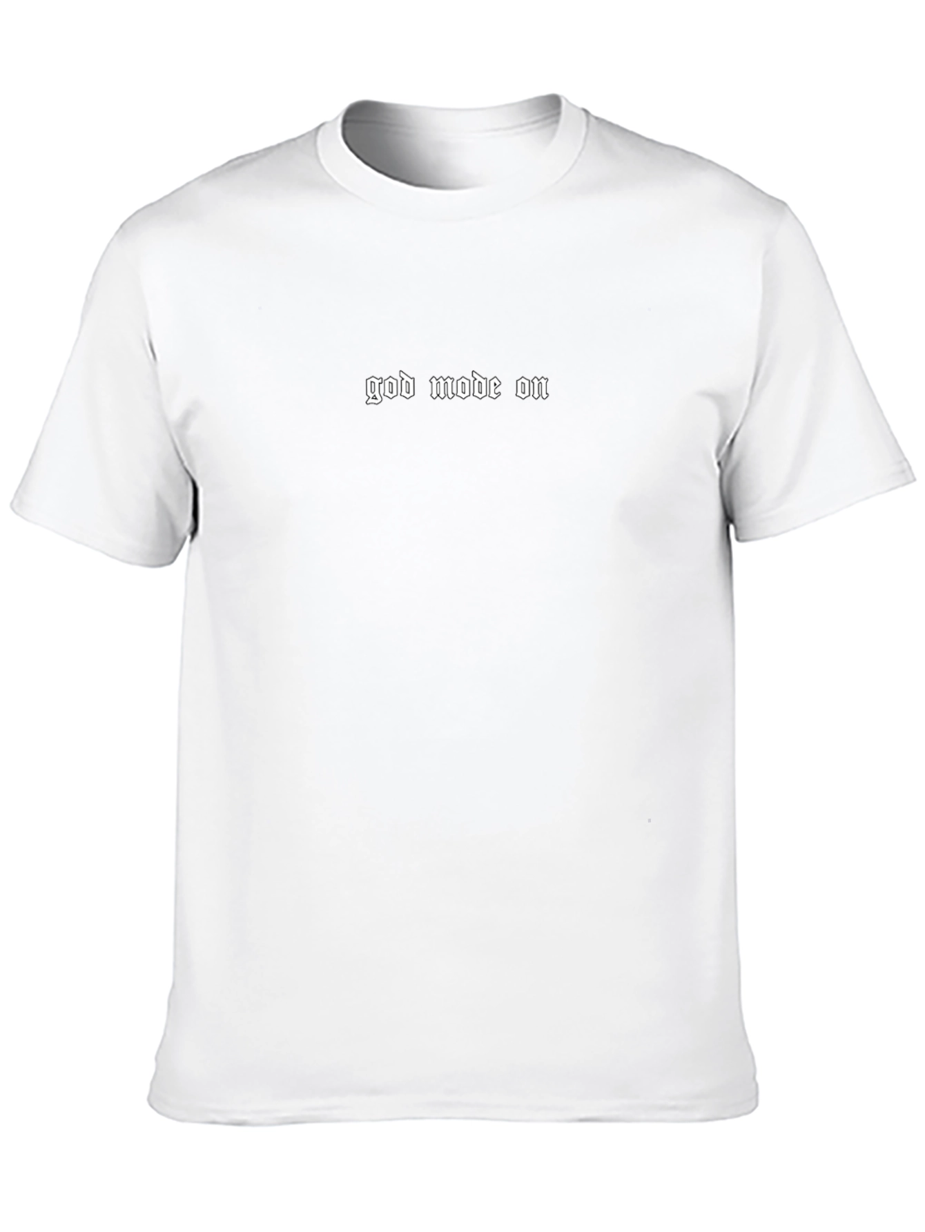 God Mode On Black T-Shirt