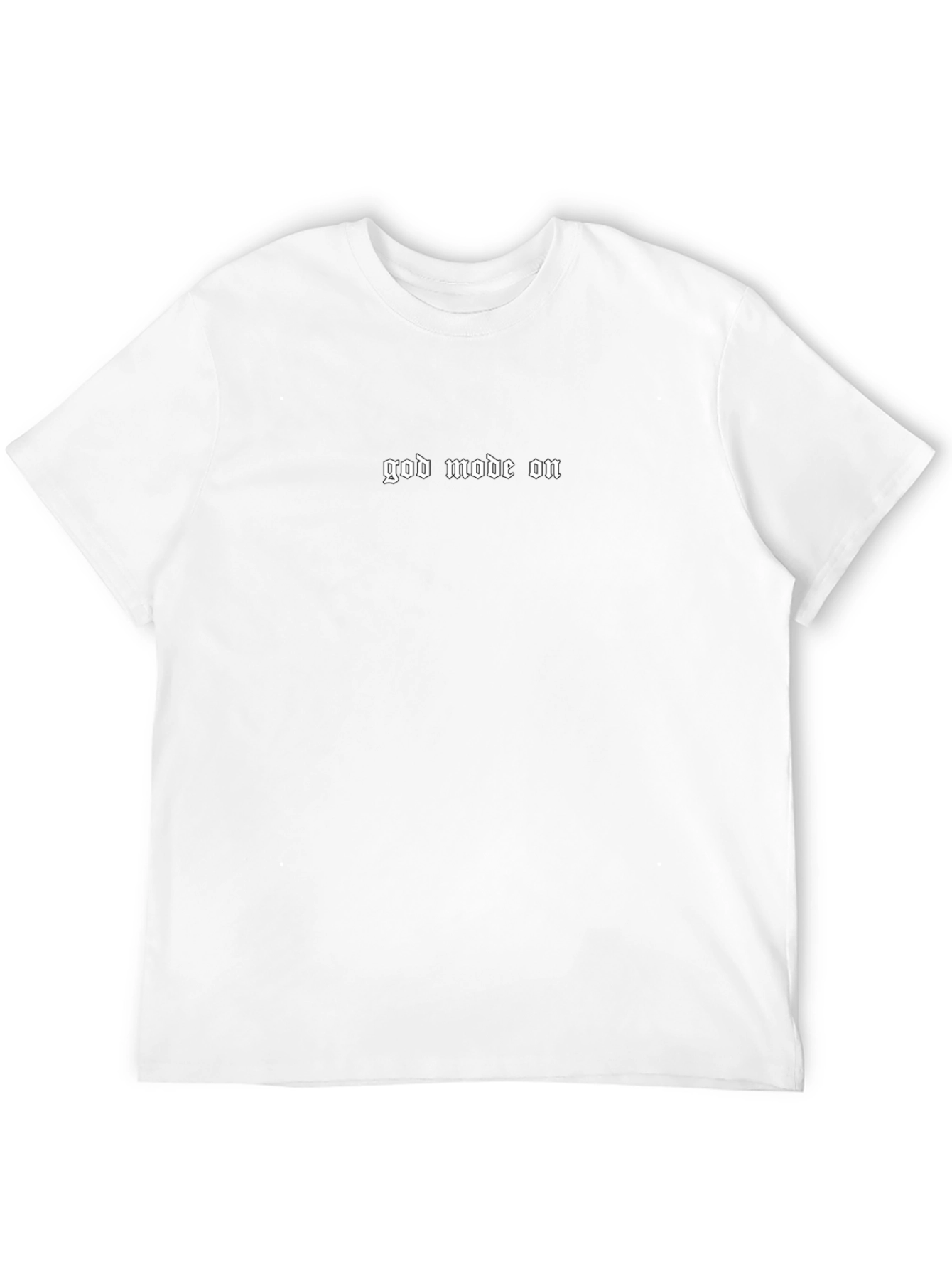 God Mode On Black T-Shirt