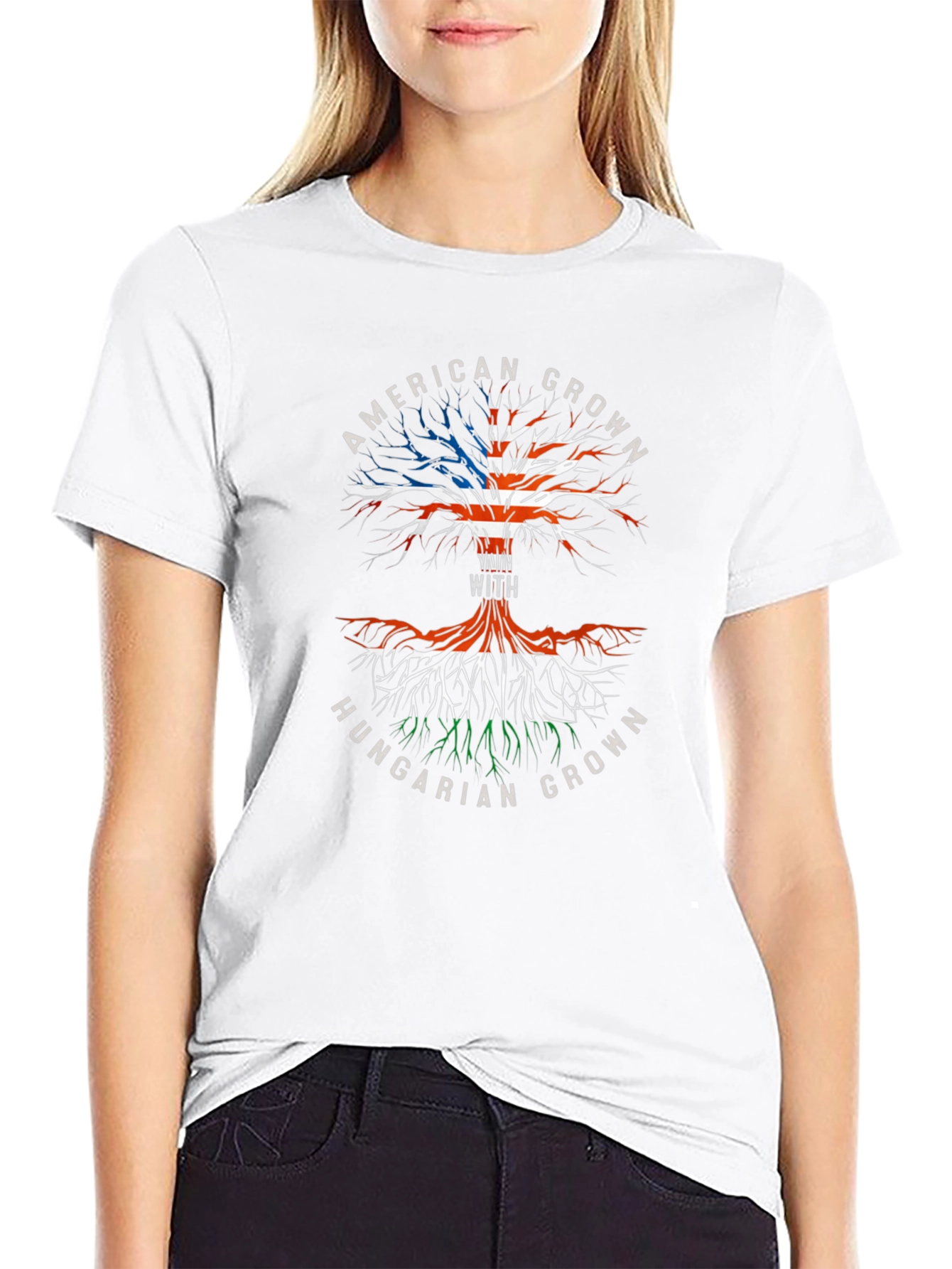 American Grown Hungarian Roots T-Shirt