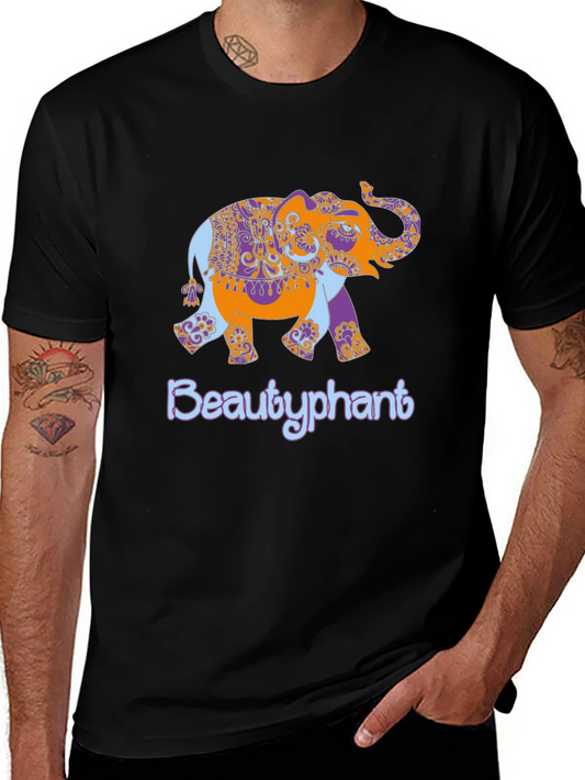 Beautyphant Graphic Tee - Unique Elephant Design T-Shirt