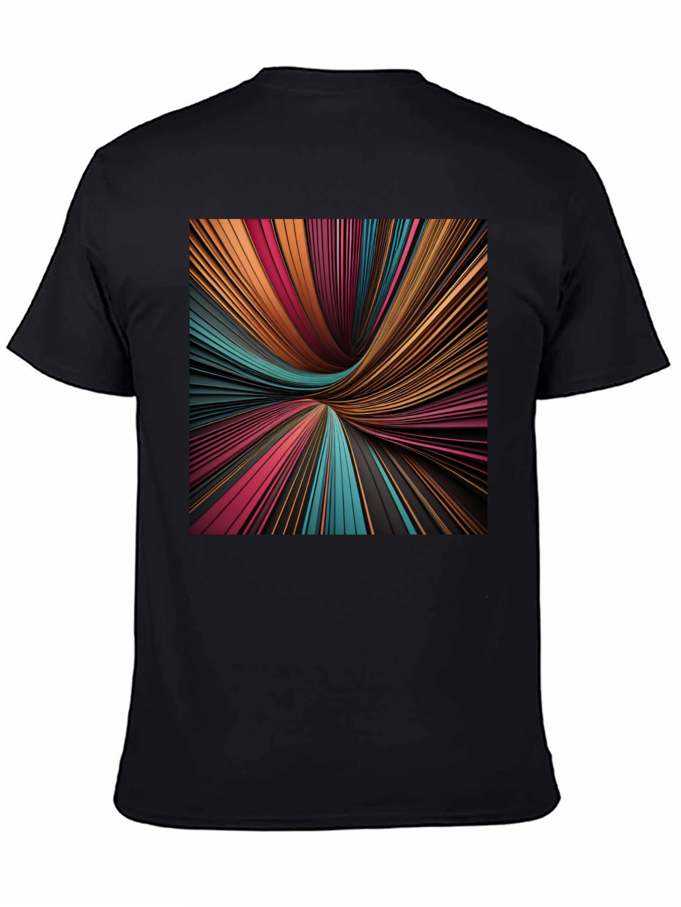 Abstract Line Art Graphic Tee - Modern Style