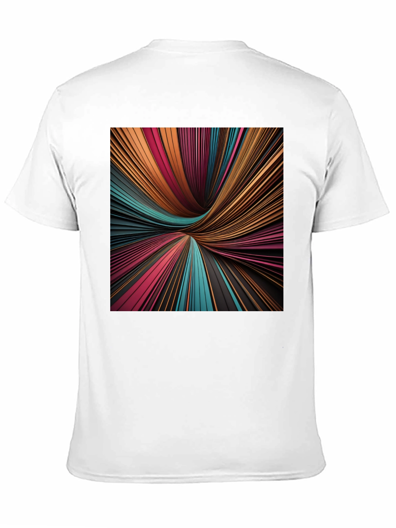 Abstract Line Art Graphic Tee - Modern Style