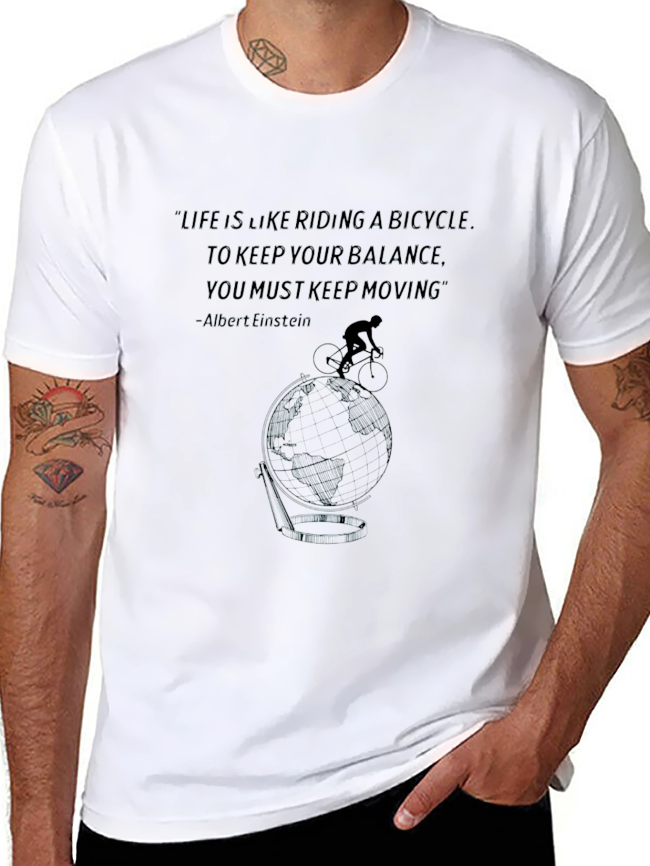 Life is Like Riding a Bicycle T-Shirt