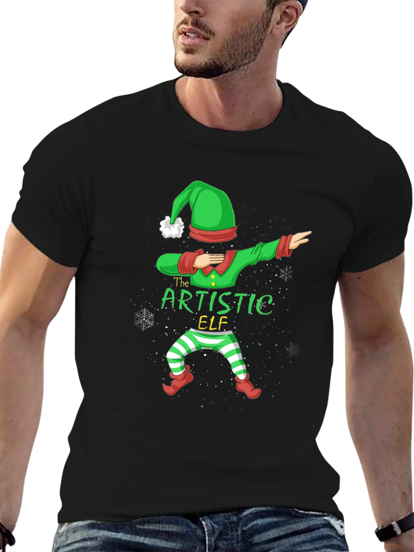 Artistic Elf T-Shirt - Holiday Dab