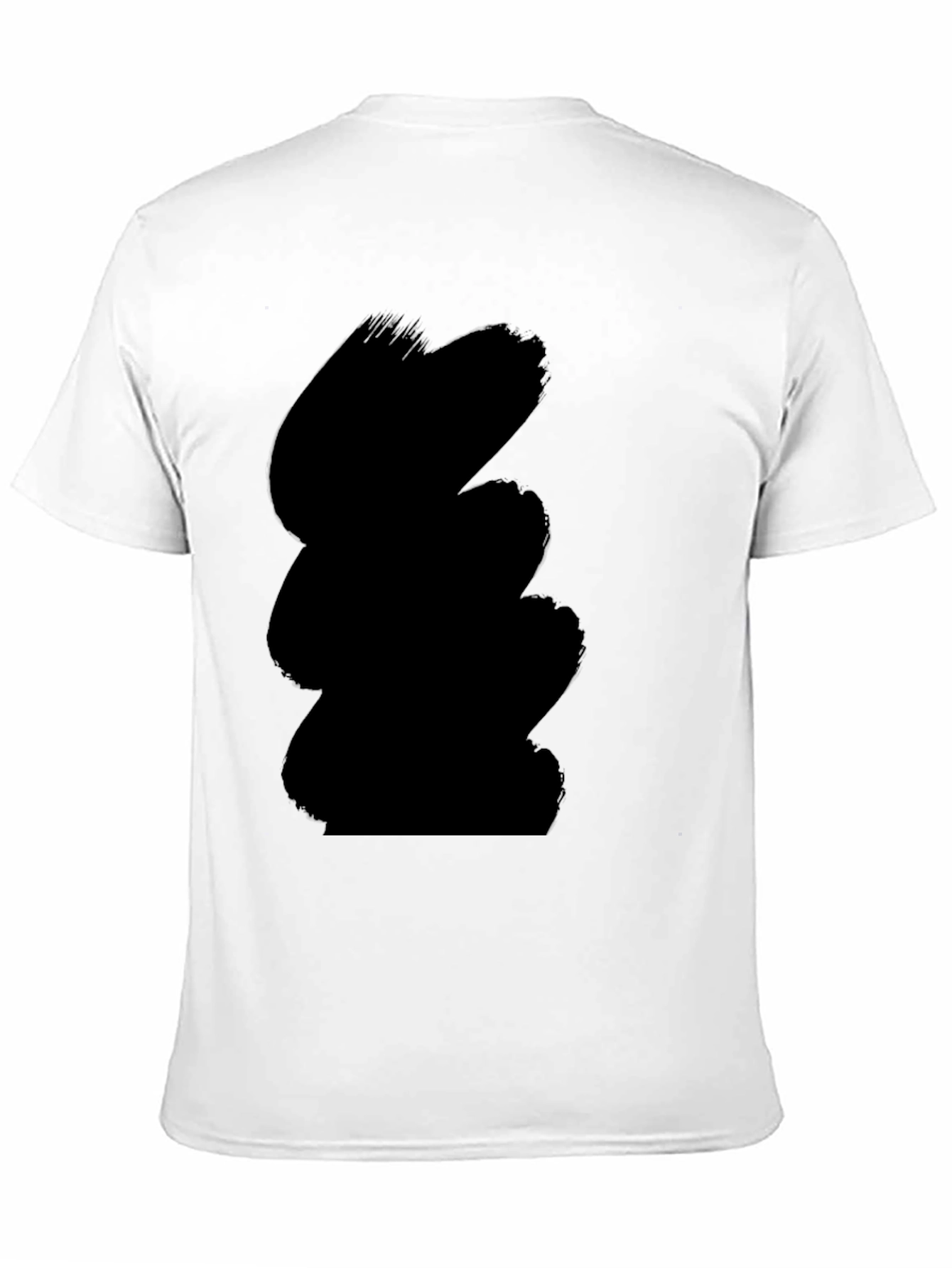 Mens Casual Black Crew Neck T-Shirt