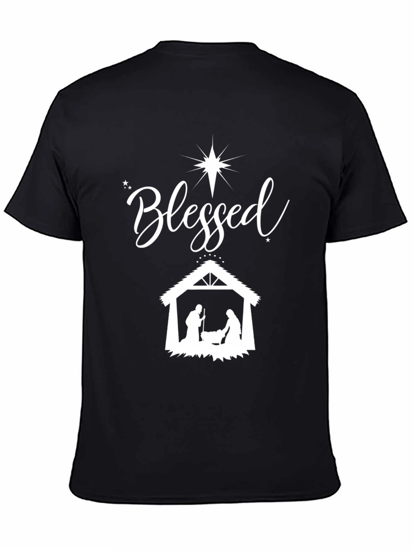 Blessed Nativity T-Shirt - Christian Christmas Tee