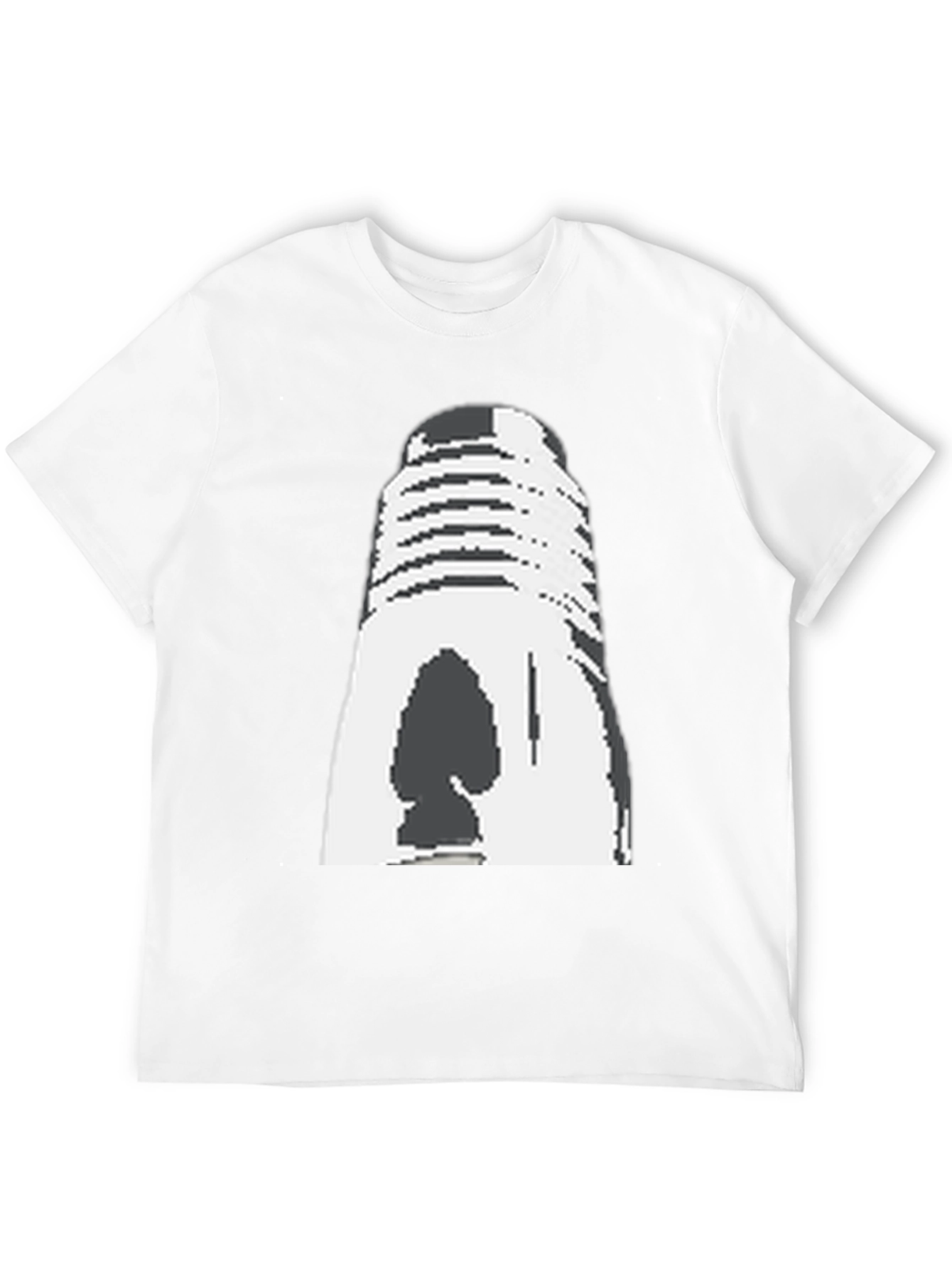 Retro Spade Microphone Black T-Shirt