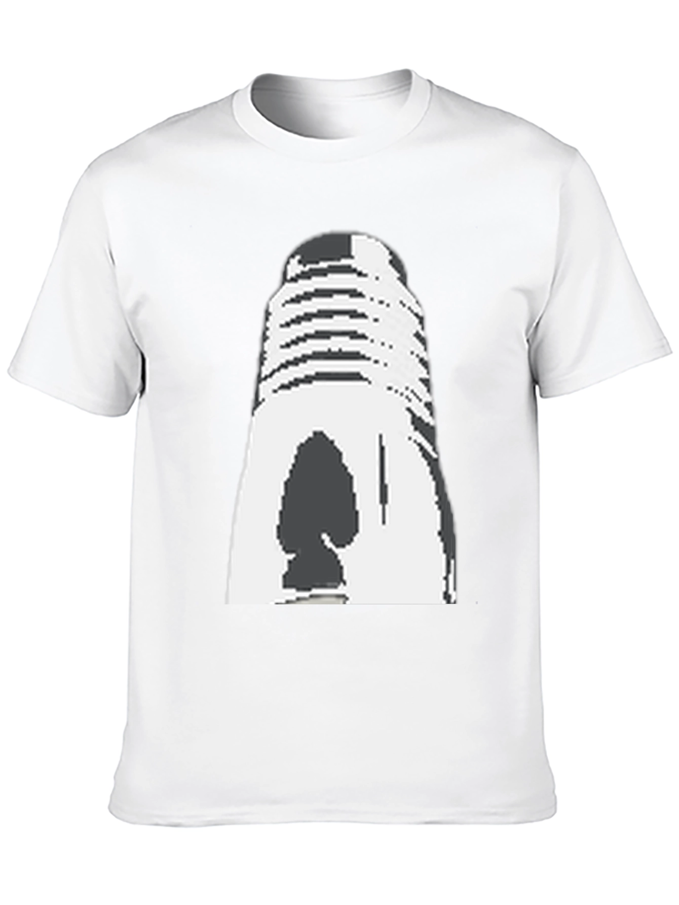 Retro Spade Microphone Black T-Shirt