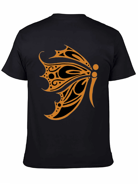 Butterfly Graphic Tee - Mens Black T-Shirt