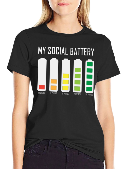 Social Battery Graphic T-Shirt