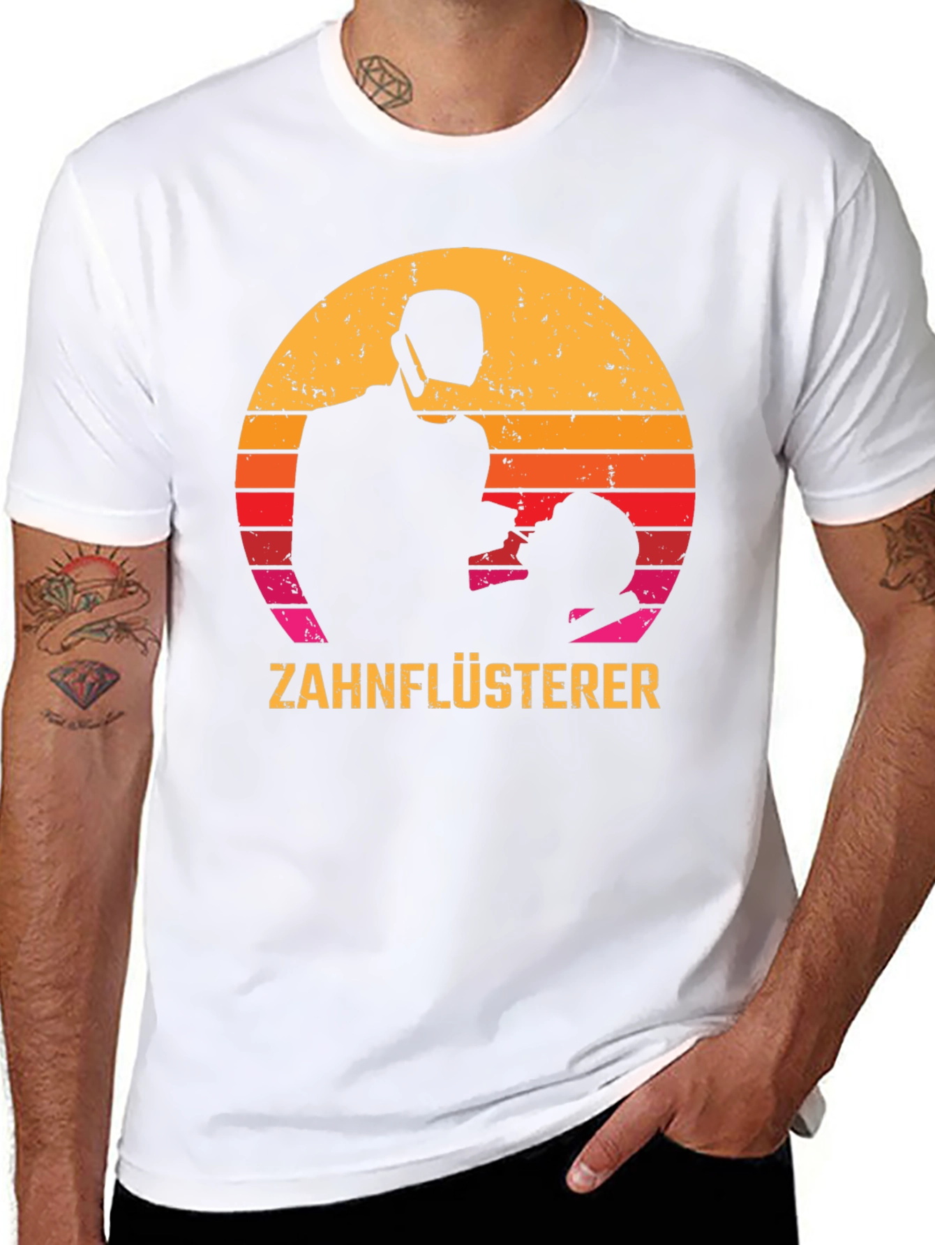 Zahnflüsterer Dentist Retro T-Shirt
