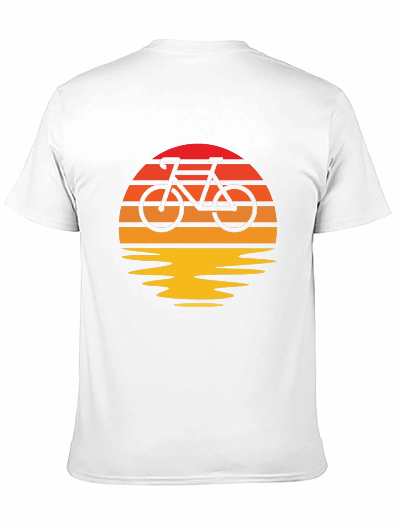Sunset Bike Ride Graphic Tee - Retro Style