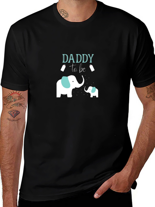 Daddy to Be Elephant Graphic Tee