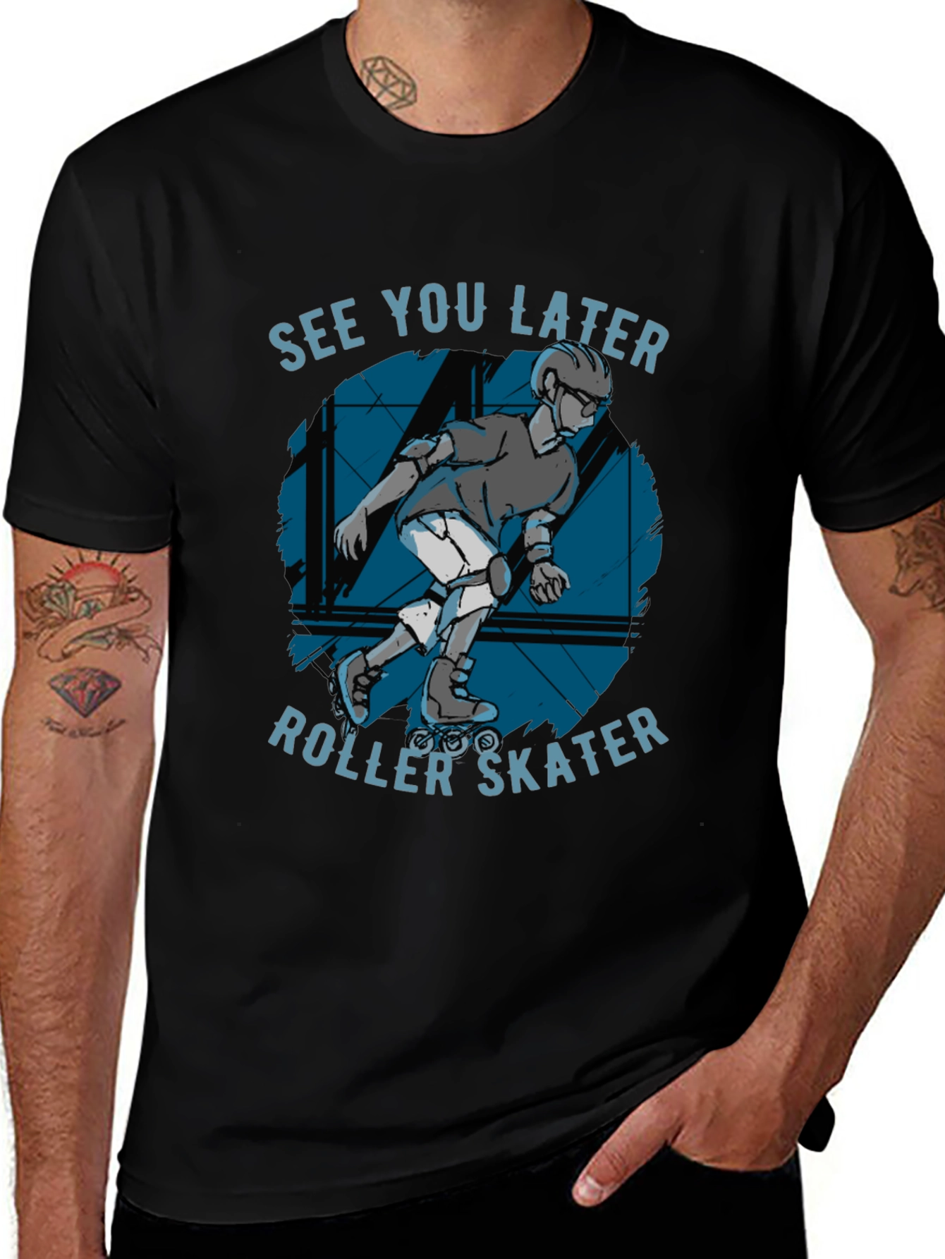 See You Later Roller Skater Graphic Tee