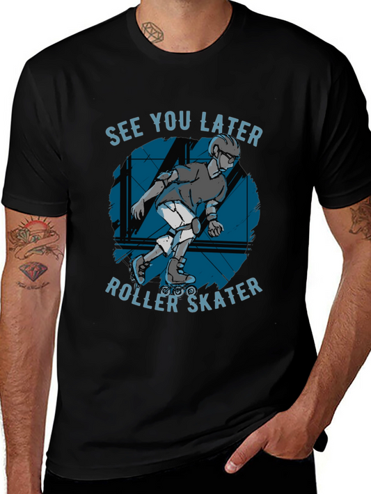 See You Later Roller Skater Graphic Tee