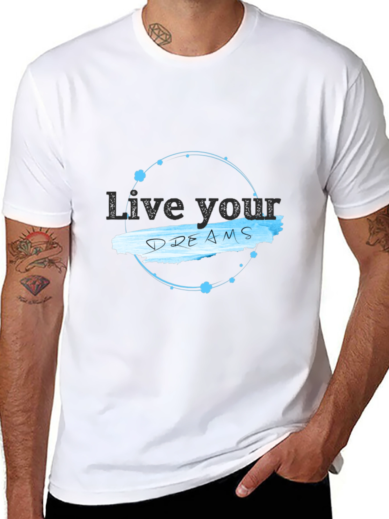 Live Your Dreams Black T-Shirt