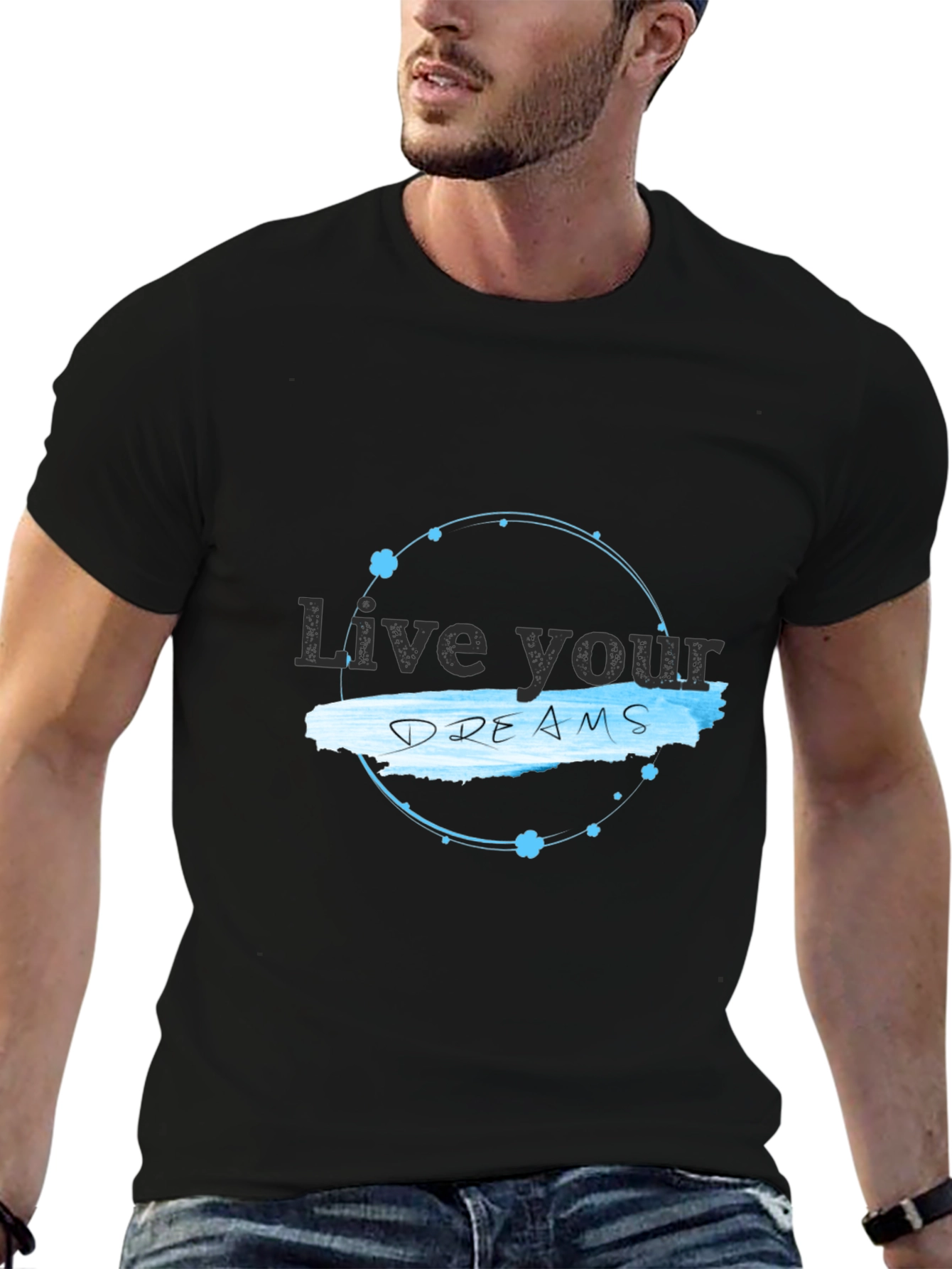 Live Your Dreams Black T-Shirt