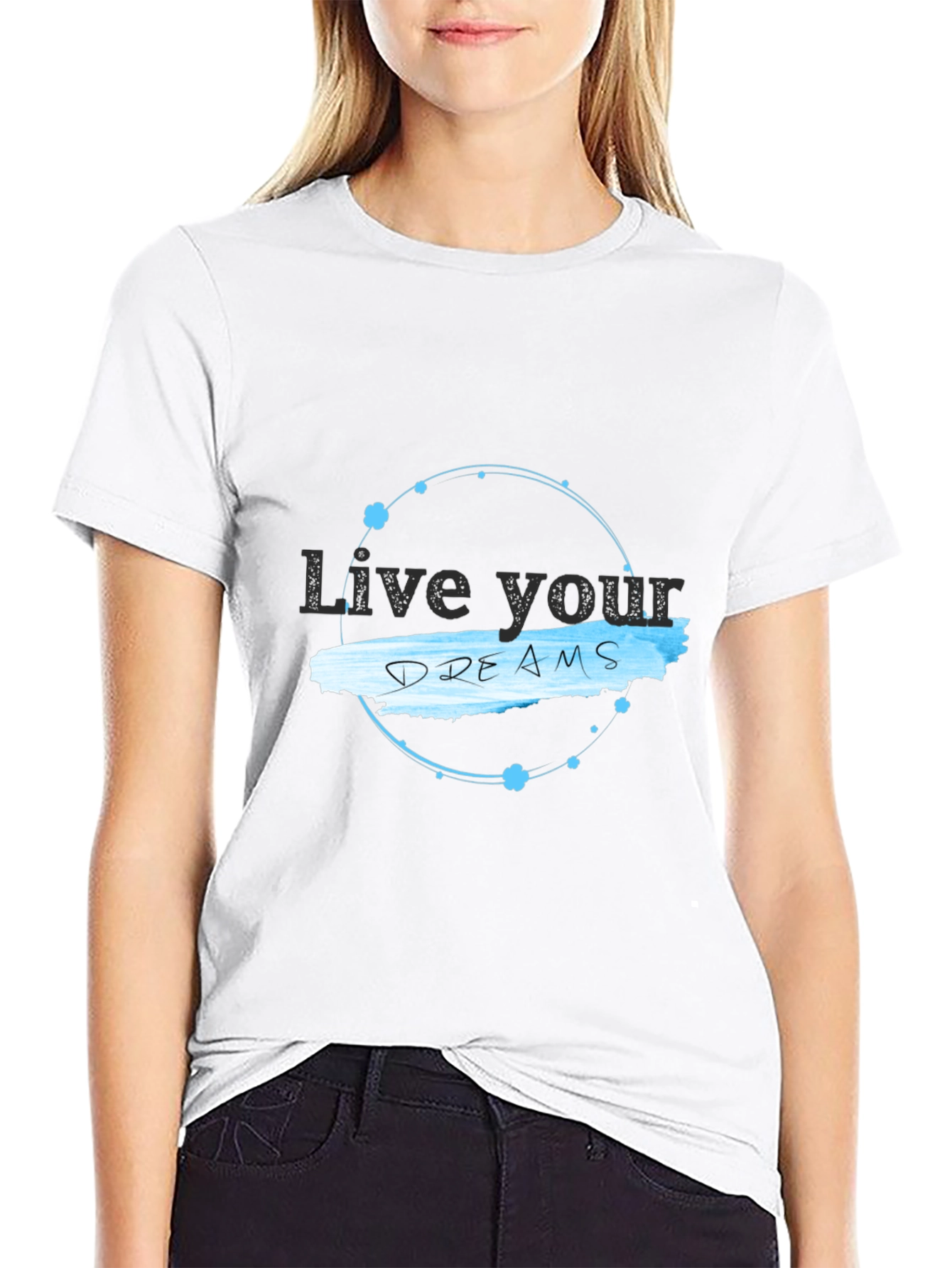Live Your Dreams Black T-Shirt