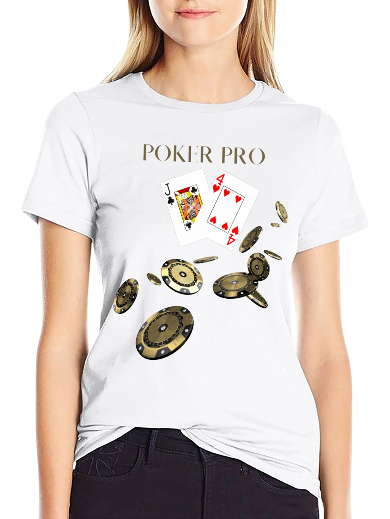 Poker Pro Graphic Tee - Lucky Hand T-Shirt