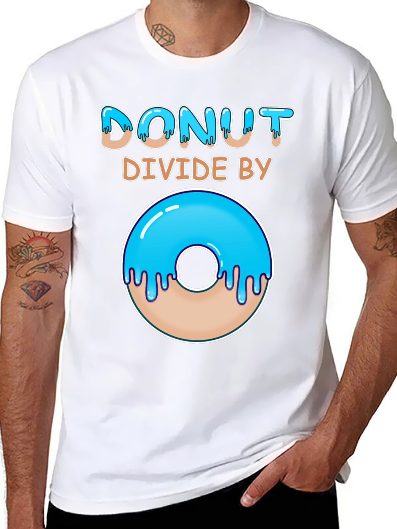 Donut Divide By 0 Funny Math T-Shirt