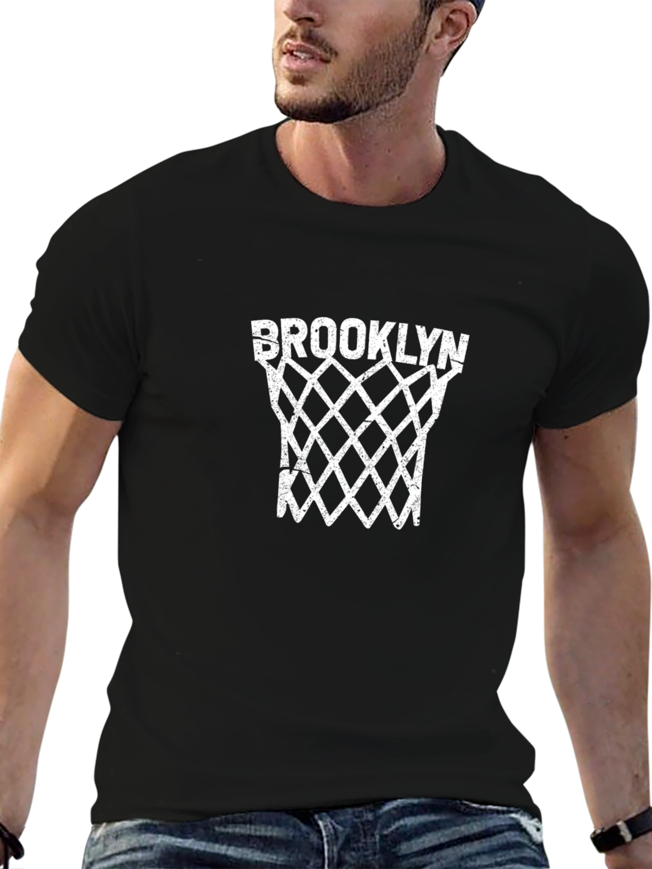 Brooklyn Basketball Net Graphic Tee