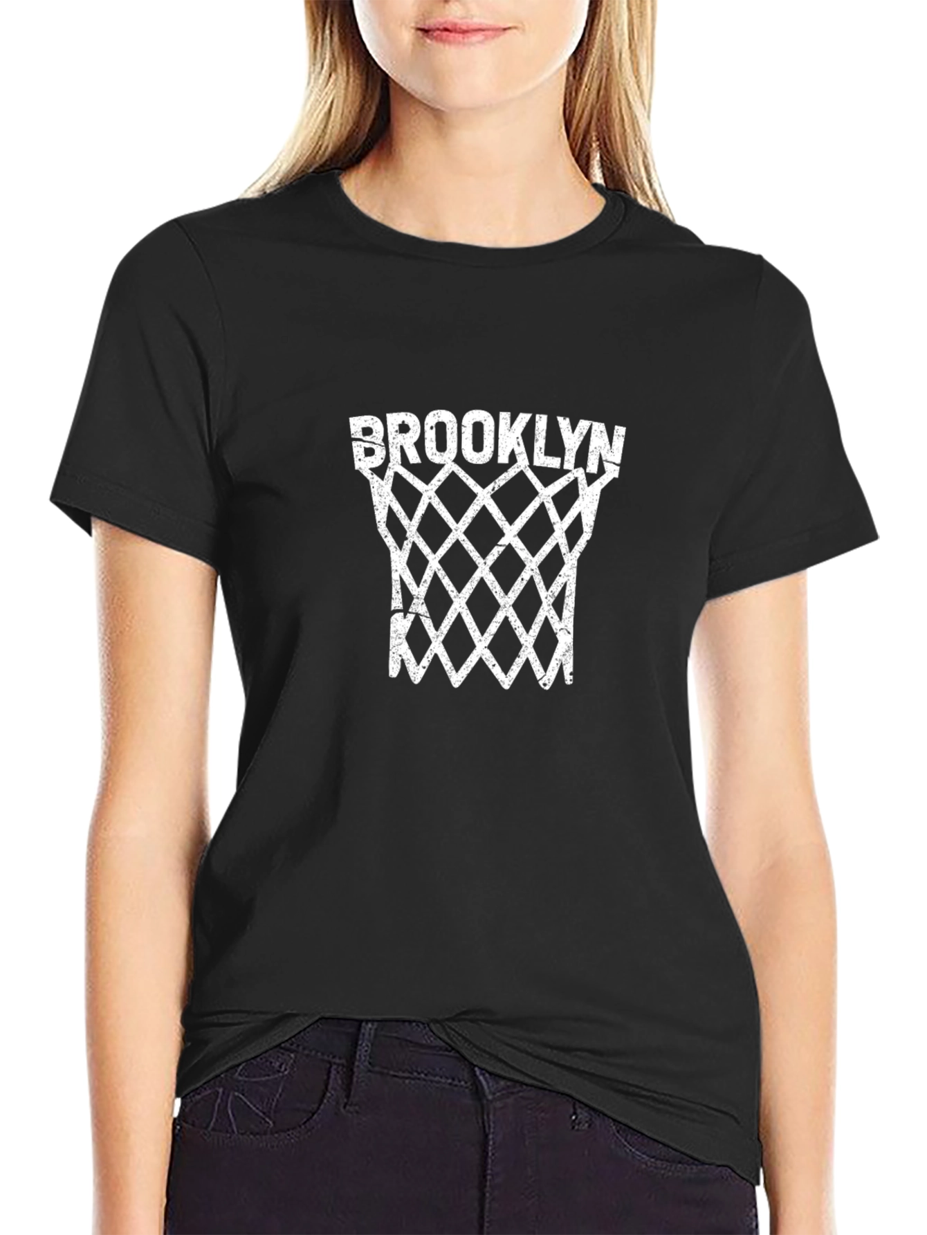 Brooklyn Basketball Net Graphic Tee