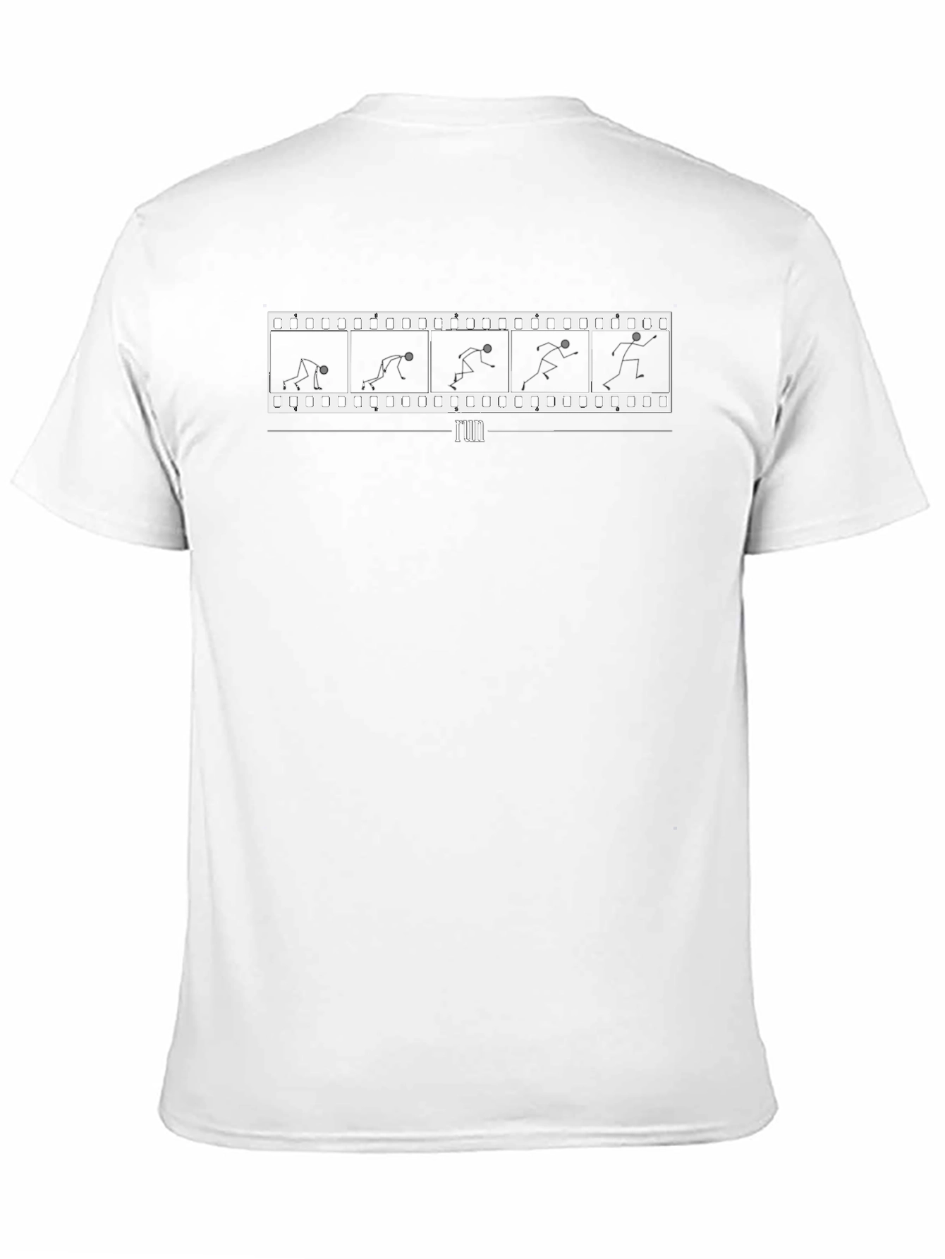 Run Film Strip Black T-Shirt - Graphic Tee