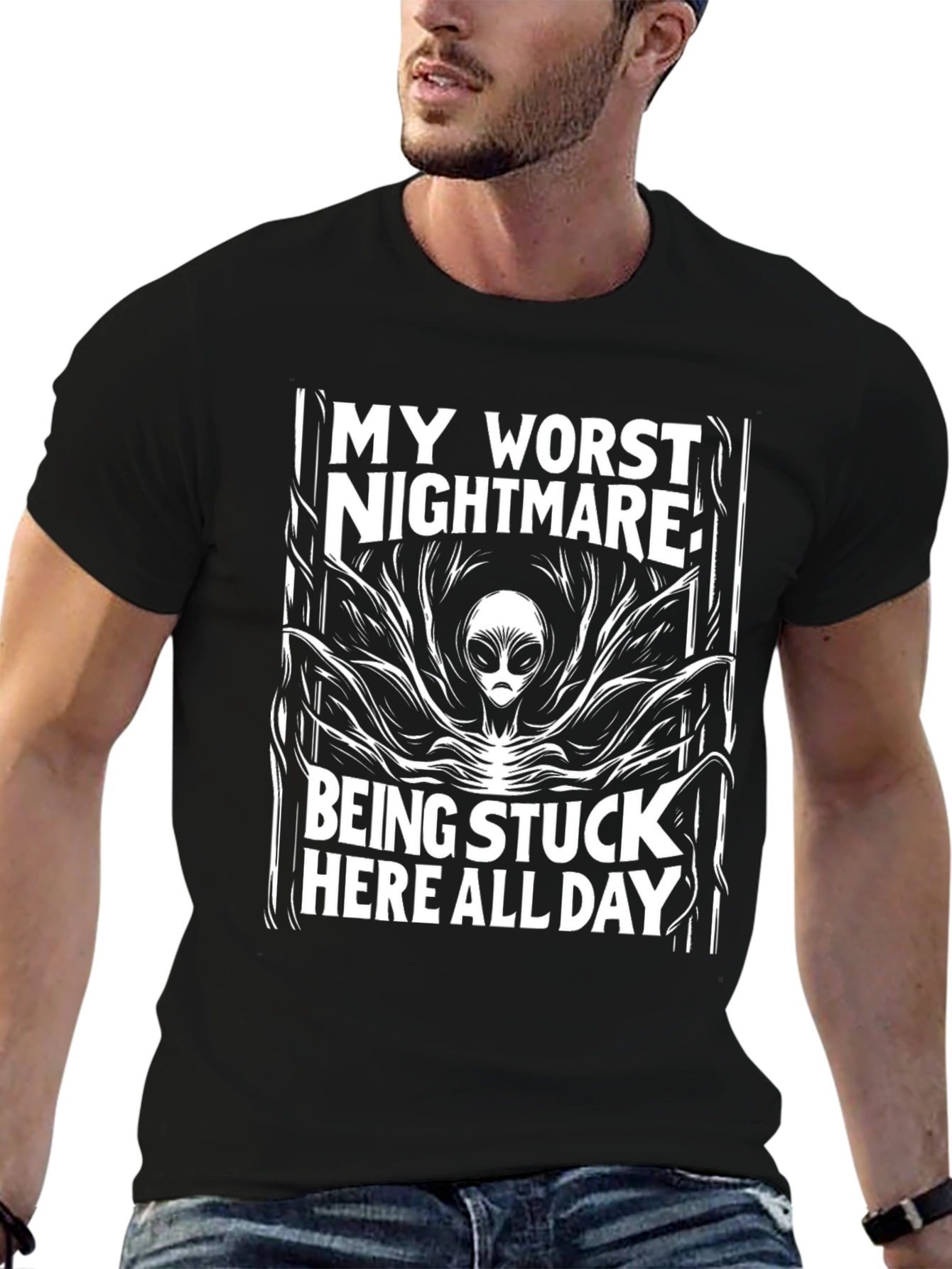 Alien Nightmare Black T-Shirt