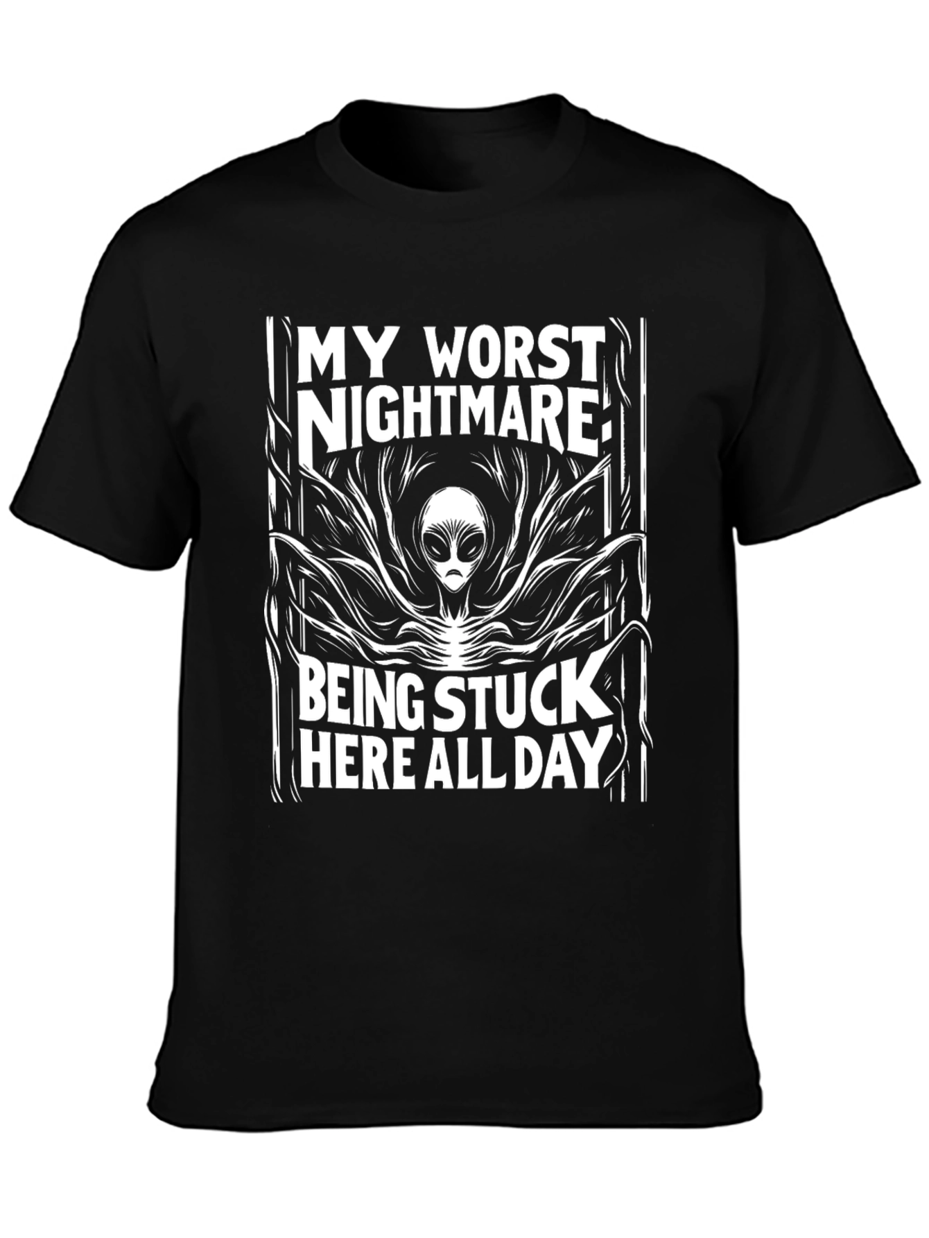Alien Nightmare Black T-Shirt