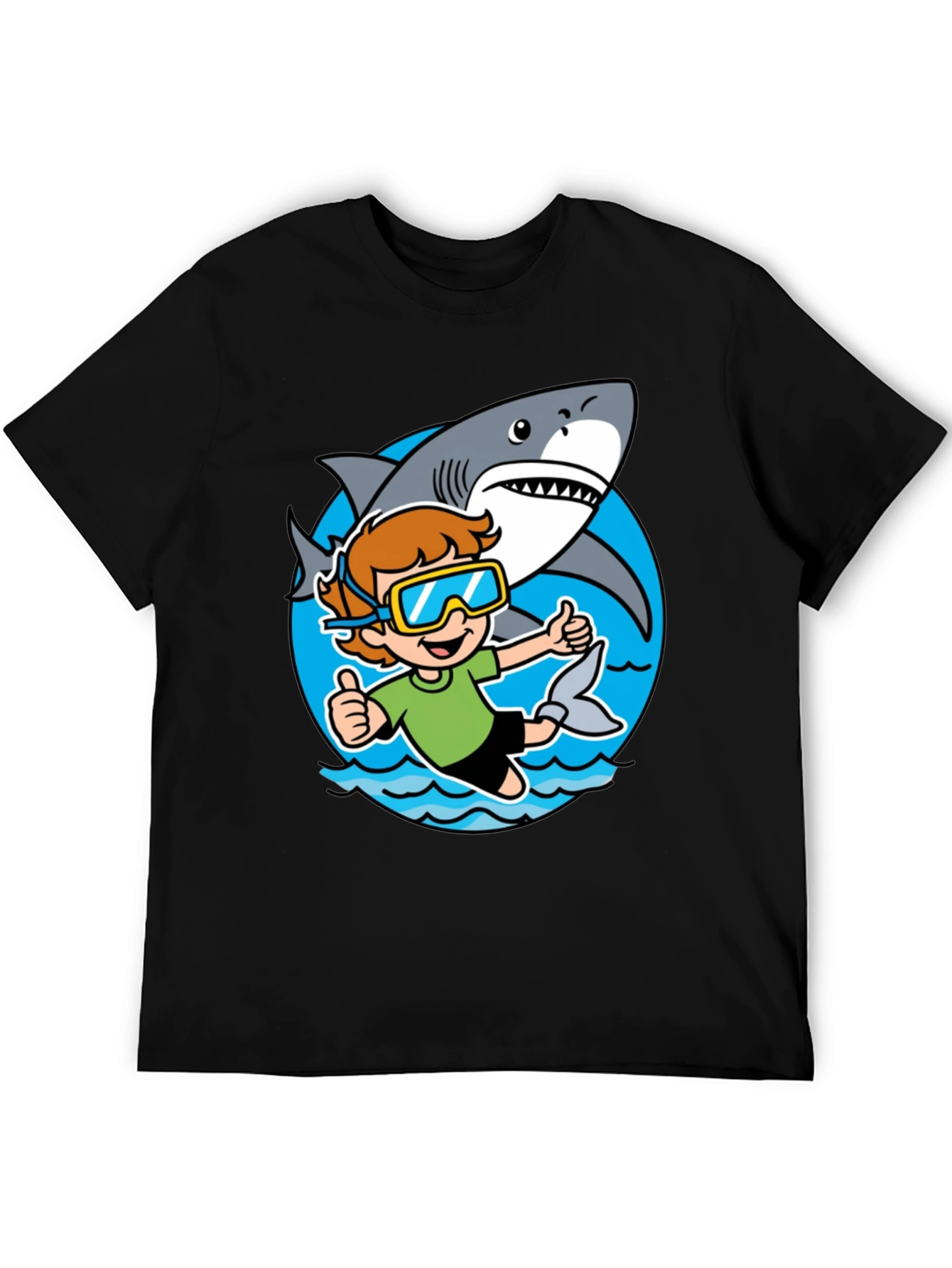 Shark Diver Graphic Tee