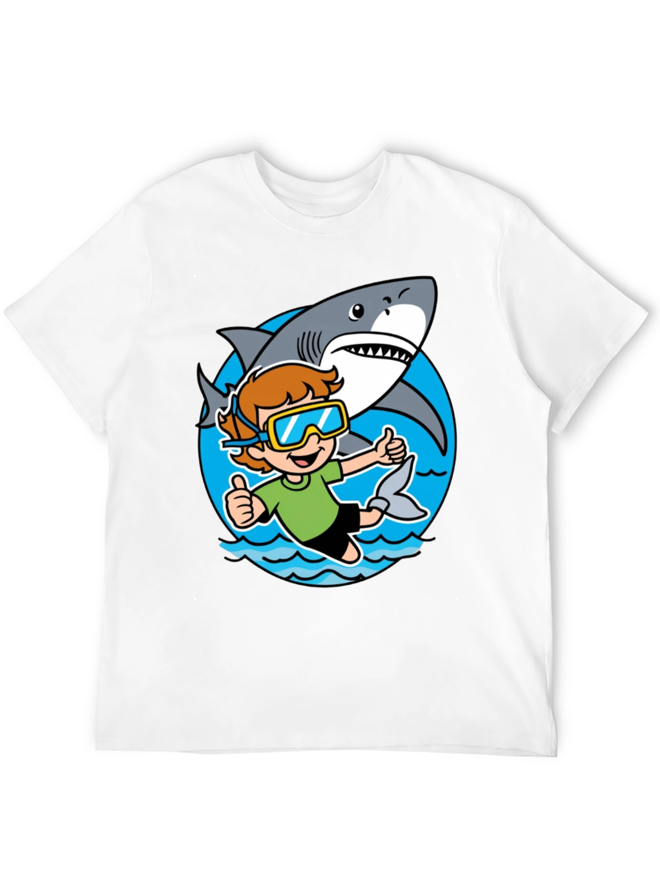Shark Diver Graphic Tee