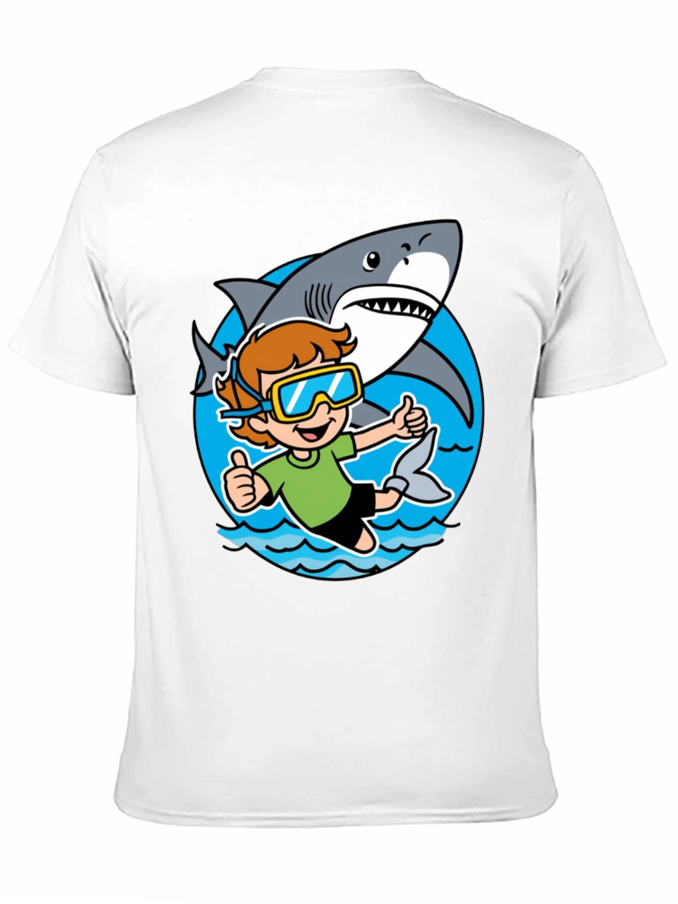 Shark Diver Graphic Tee