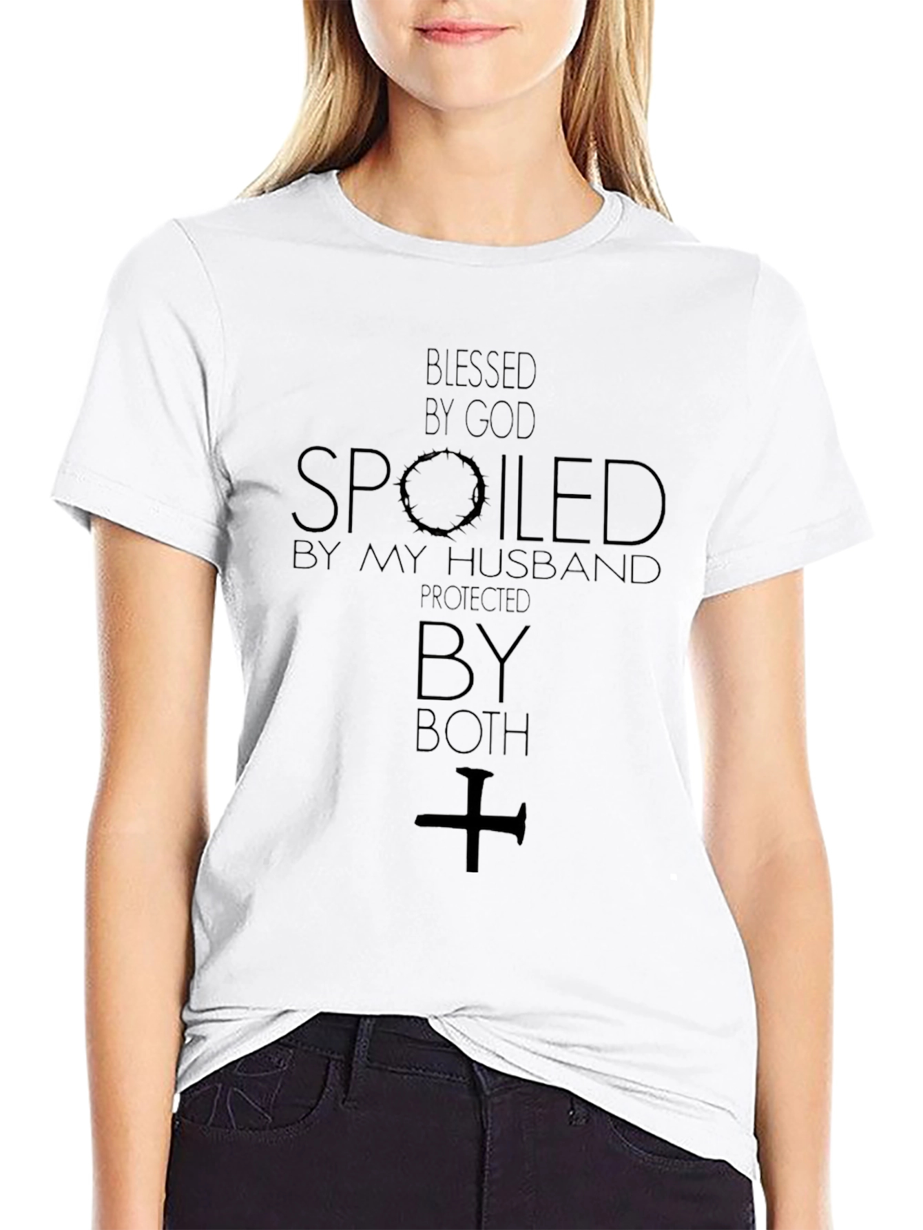 Spoiled & Protected Tee: Husband & God