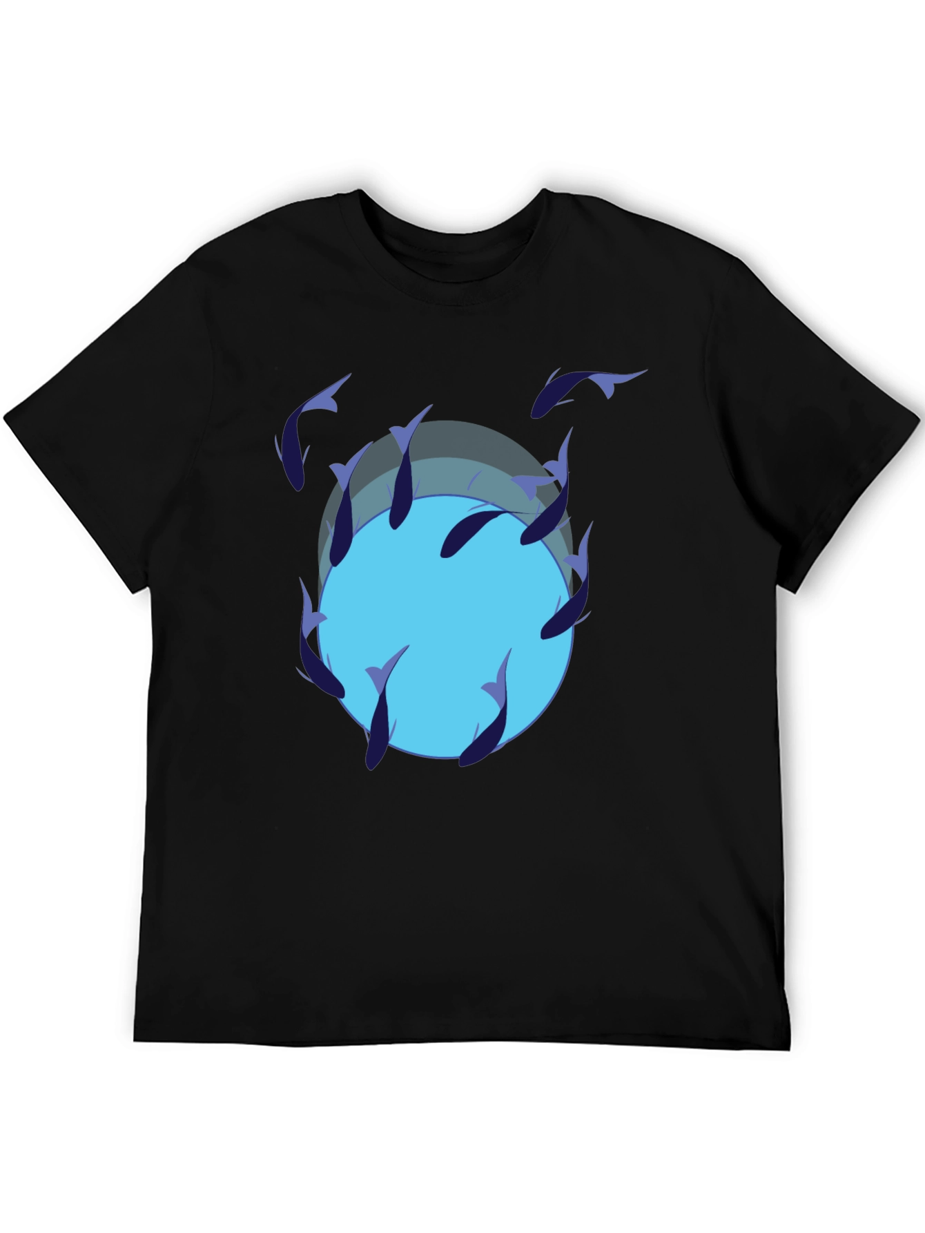 Fish Circle Graphic Tee