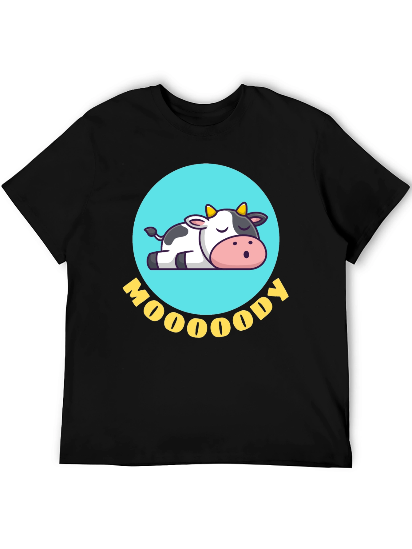 Moody Cow Graphic Tee - Comfortable & Stylish